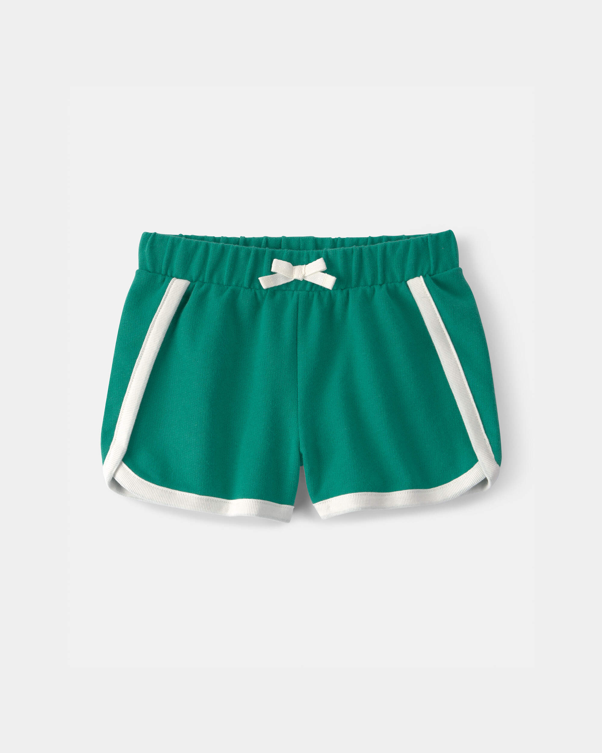 Toddler Girl French Terry Athletic Shorts - Green