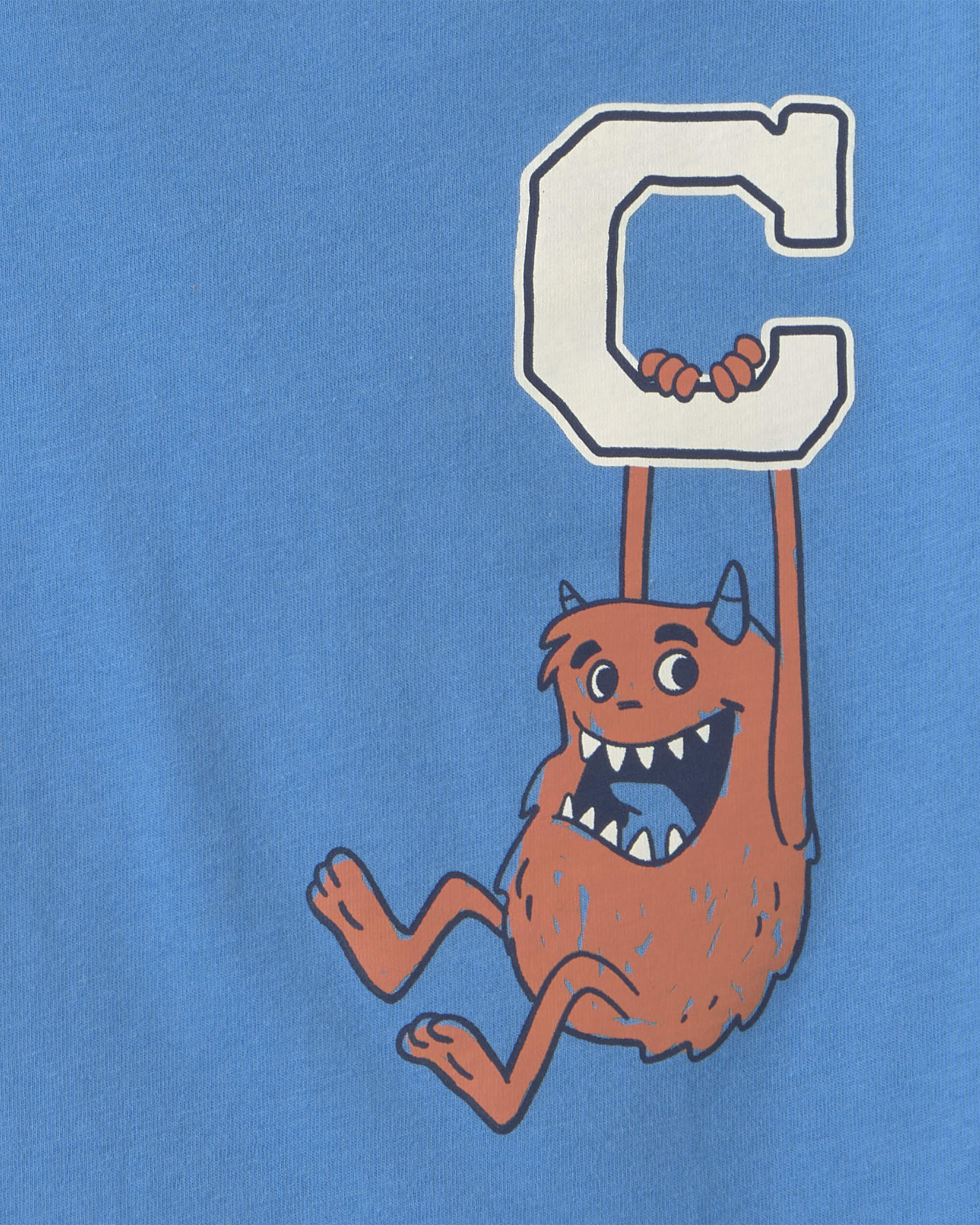 Toddler Monster Long-Sleeve Graphic Tee - Blue