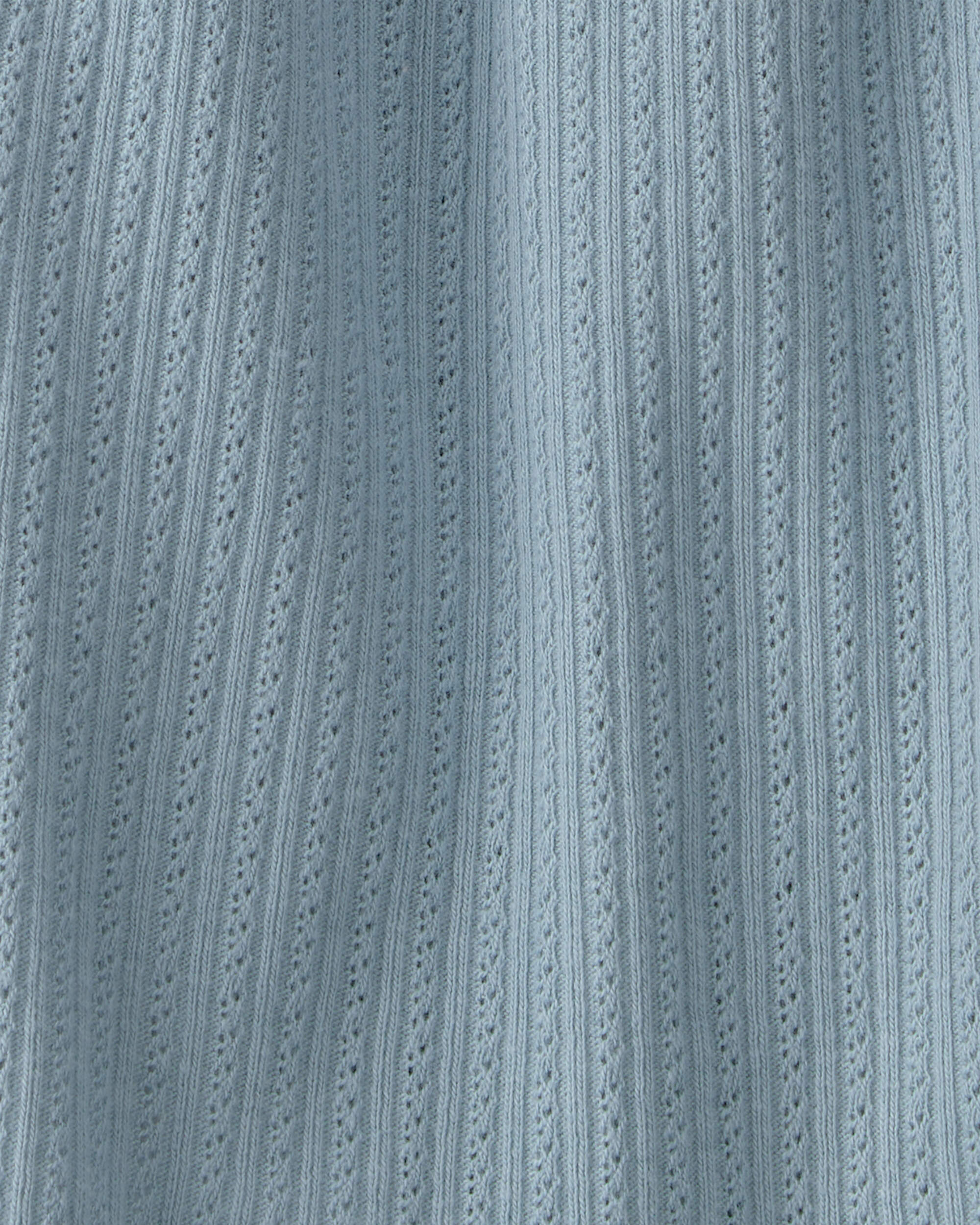 Baby Girl Pointelle Bodysuit Dress Made with Organic Cotton