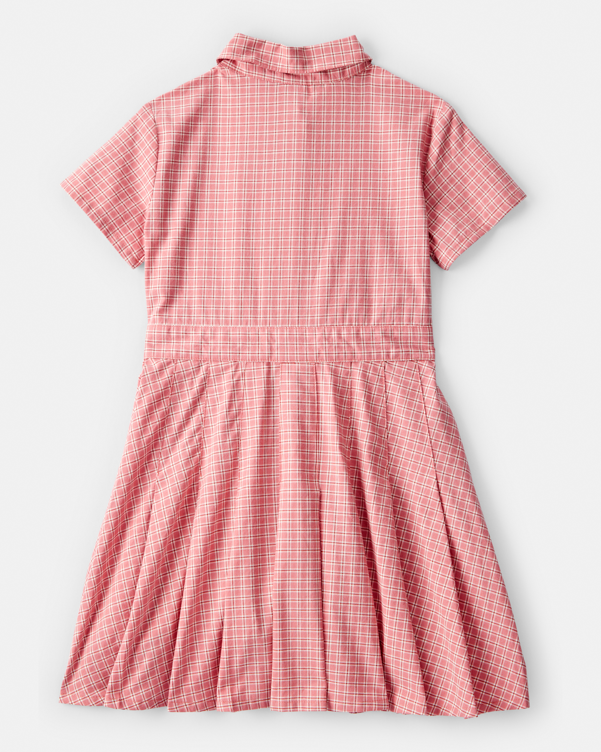 Kid Plaid Shirt Dress