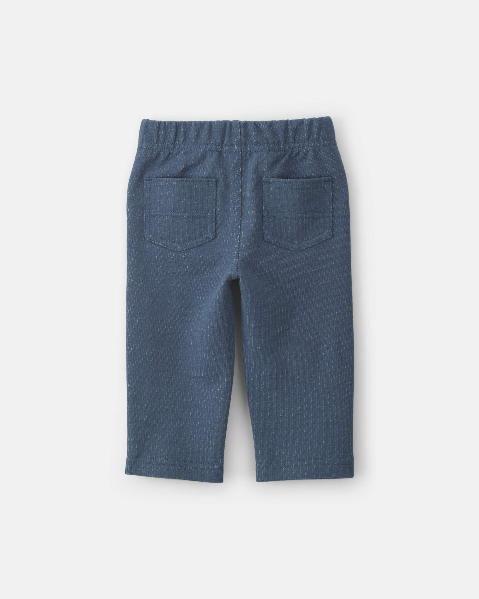 Baby Boy  French Terry Pull-On Pants - Indigo