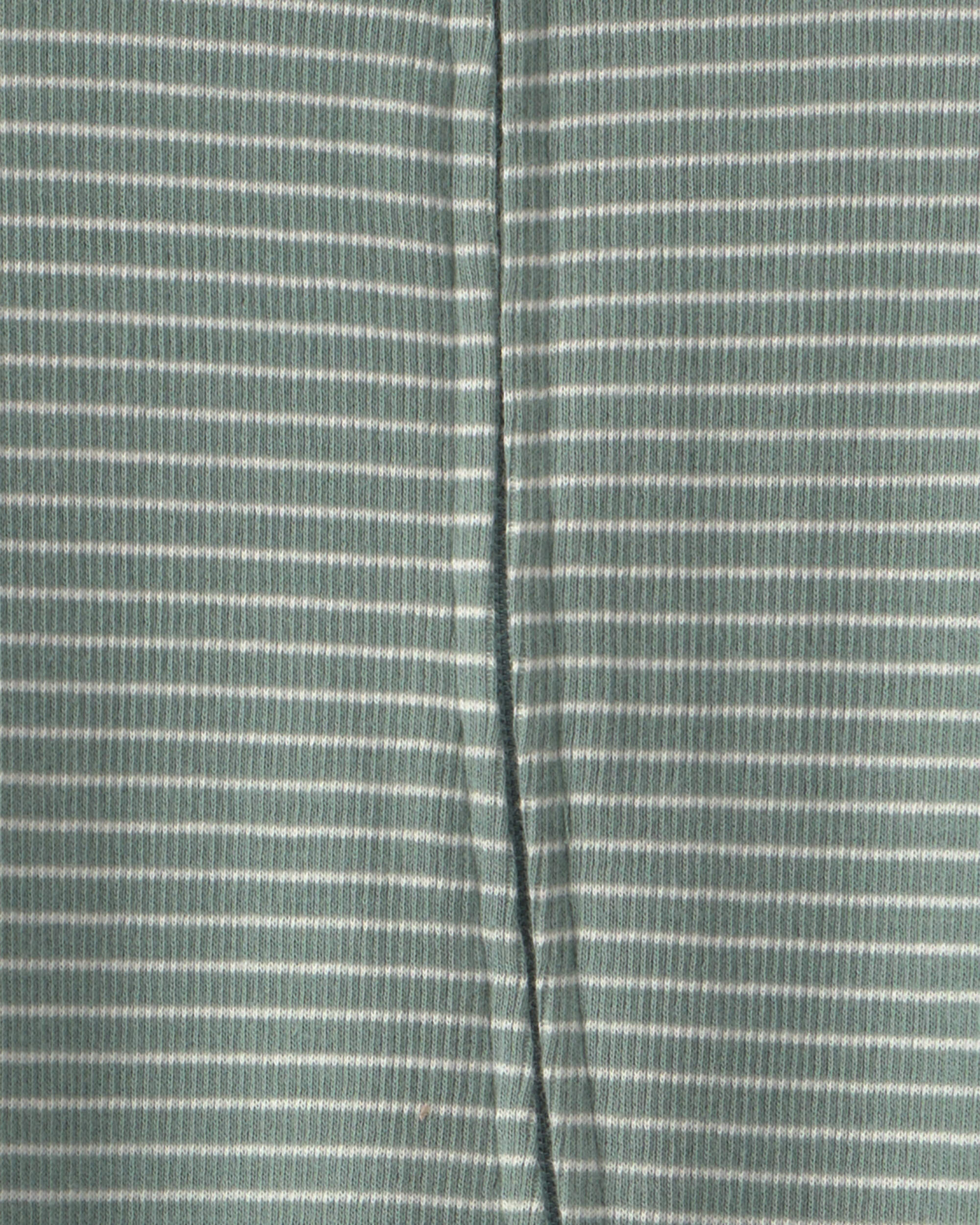 Baby Organic Cotton Ribbed Sleeper Stripes