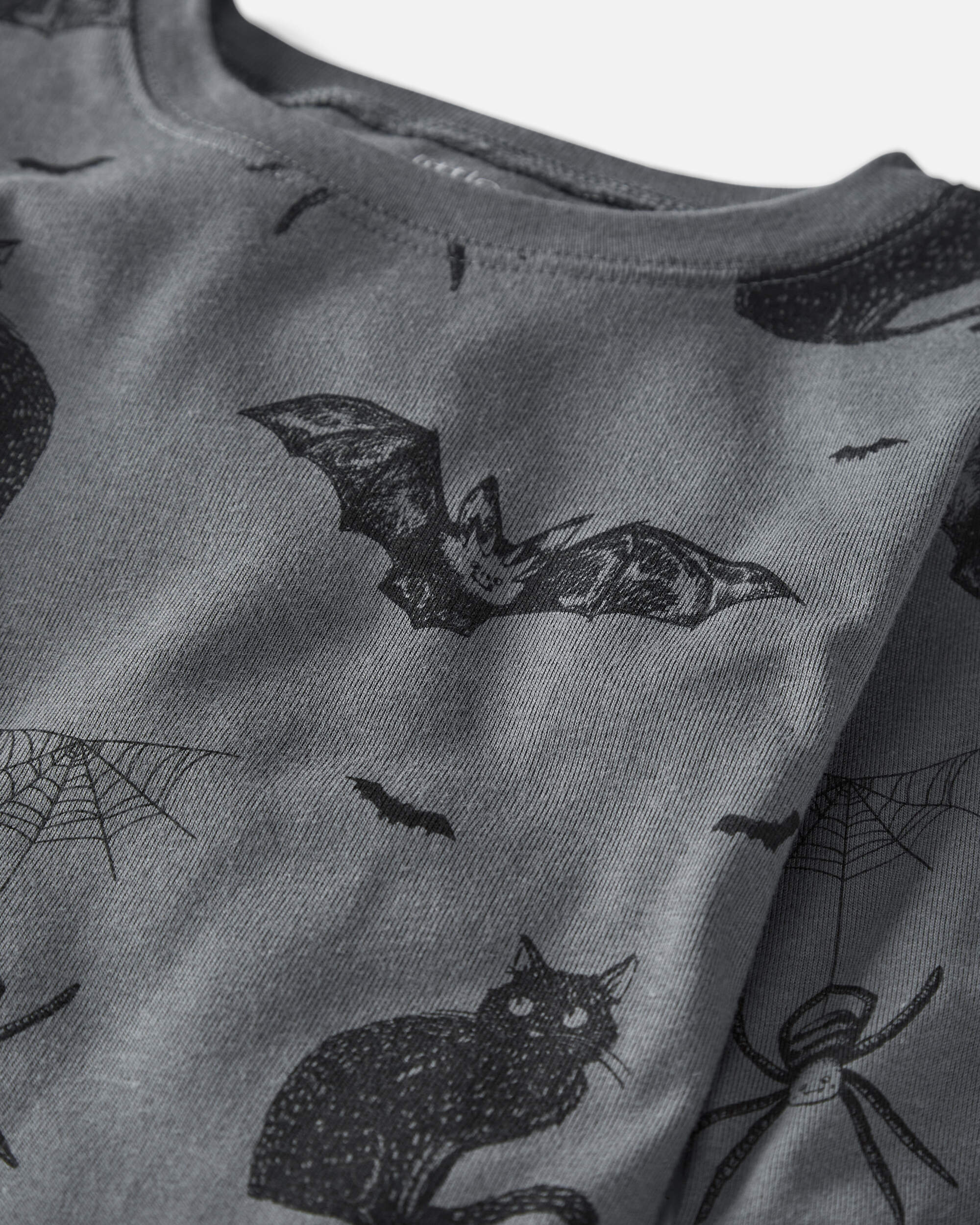 Kid Organic Cotton Pyjamas Spooky Shadow Print