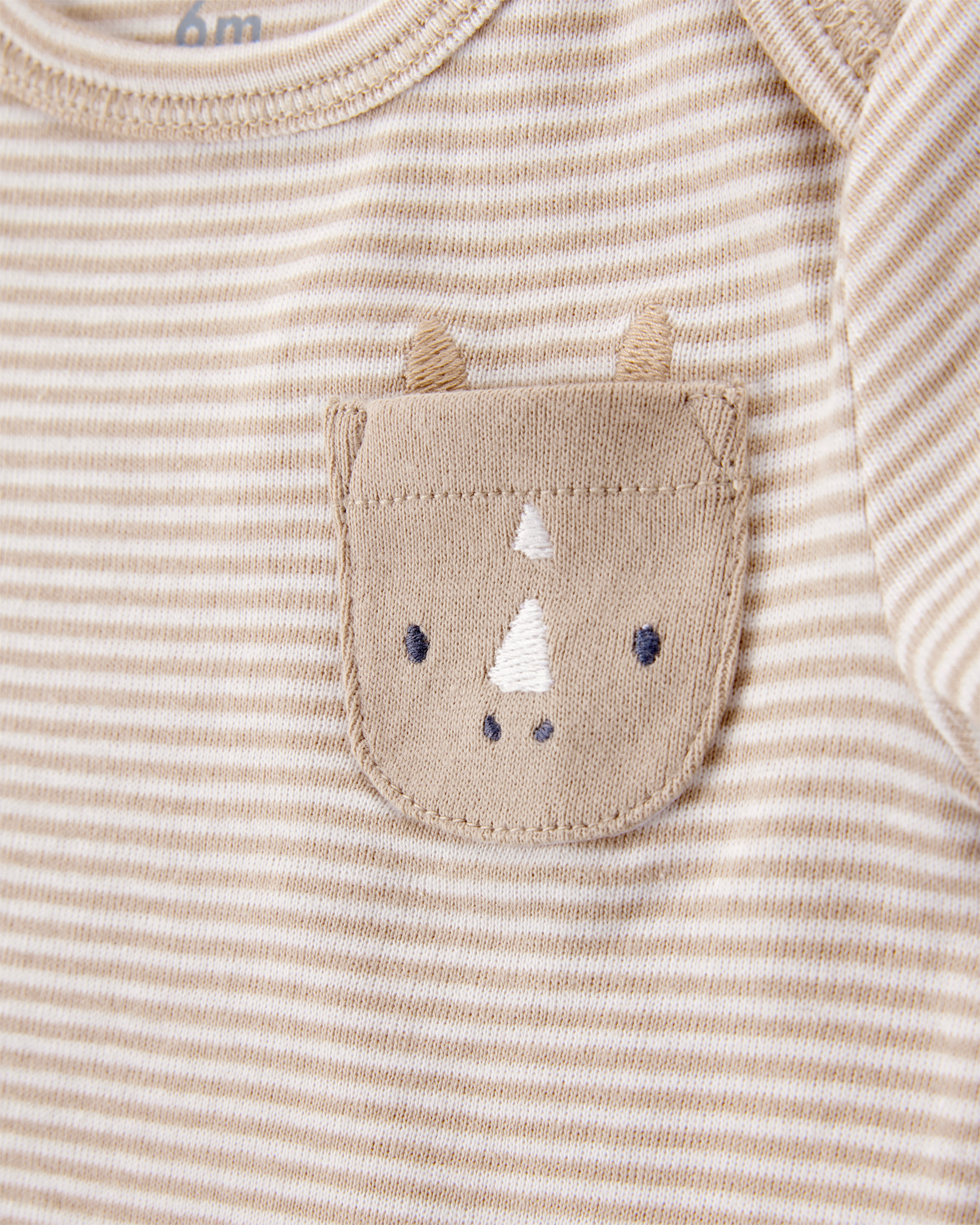 Baby 5-Pack Animals Short-Sleeve Cotton Bodysuits