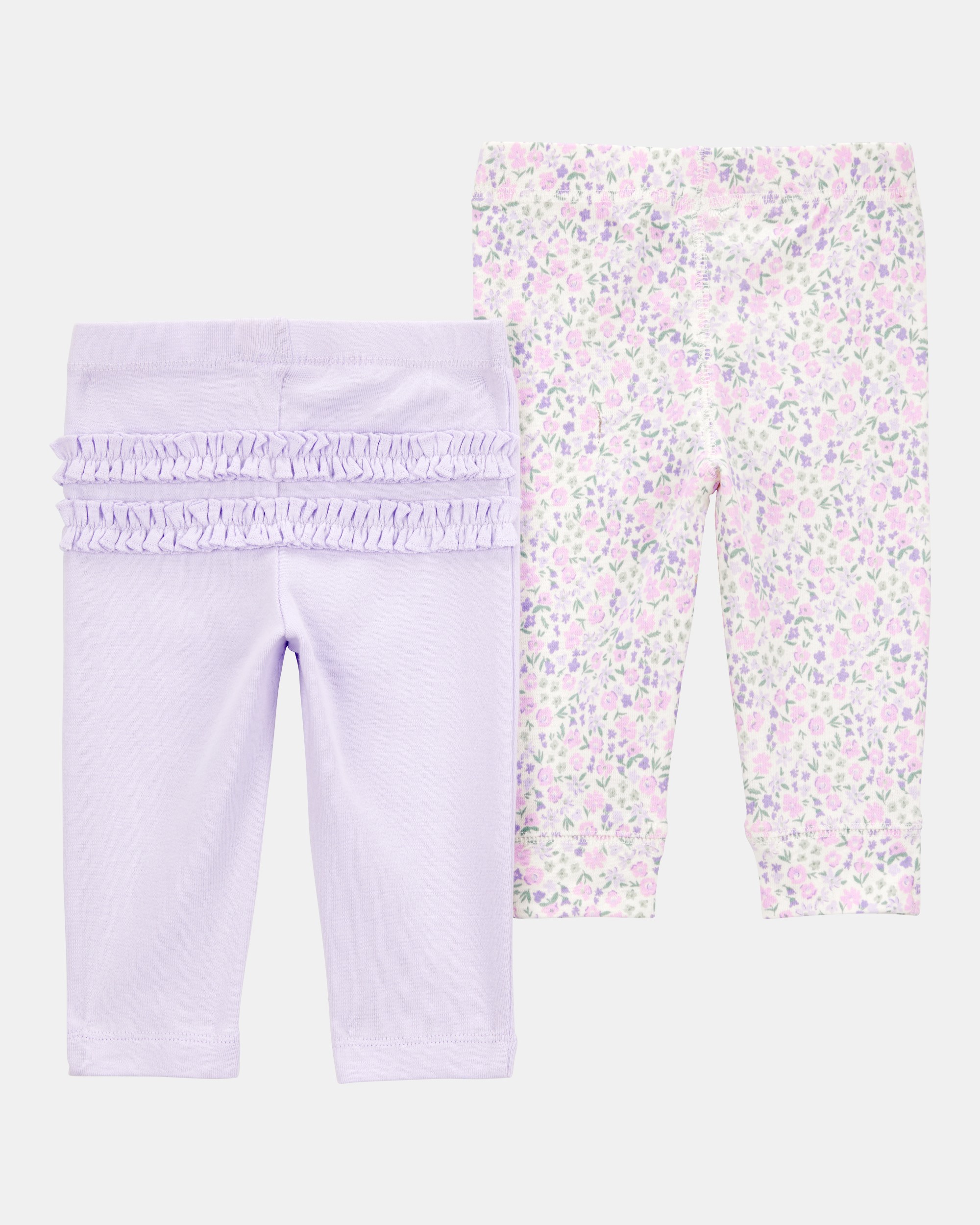Baby Girl Floral 2-Pack Pants