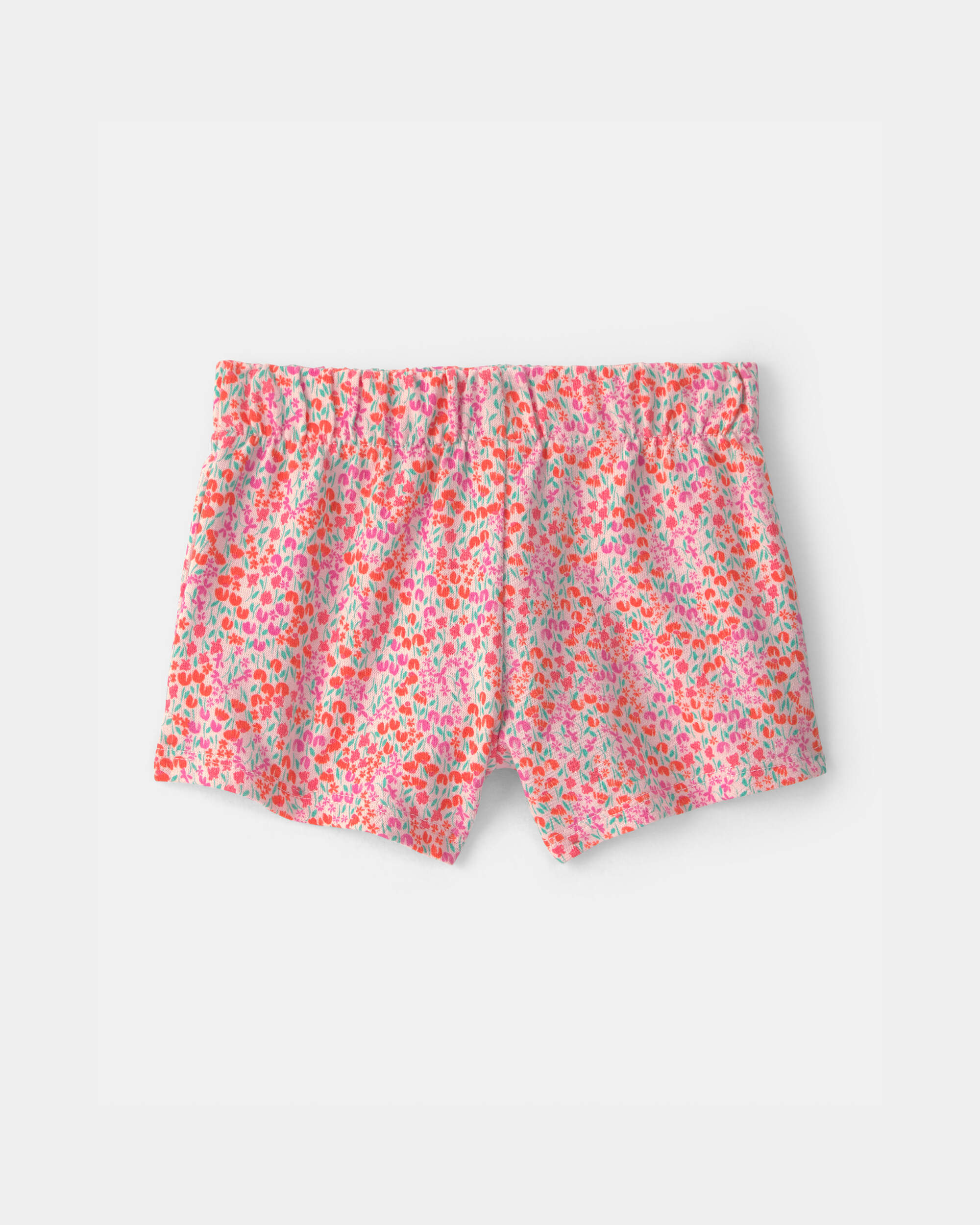 Baby Girl Floral French Terry Shorts