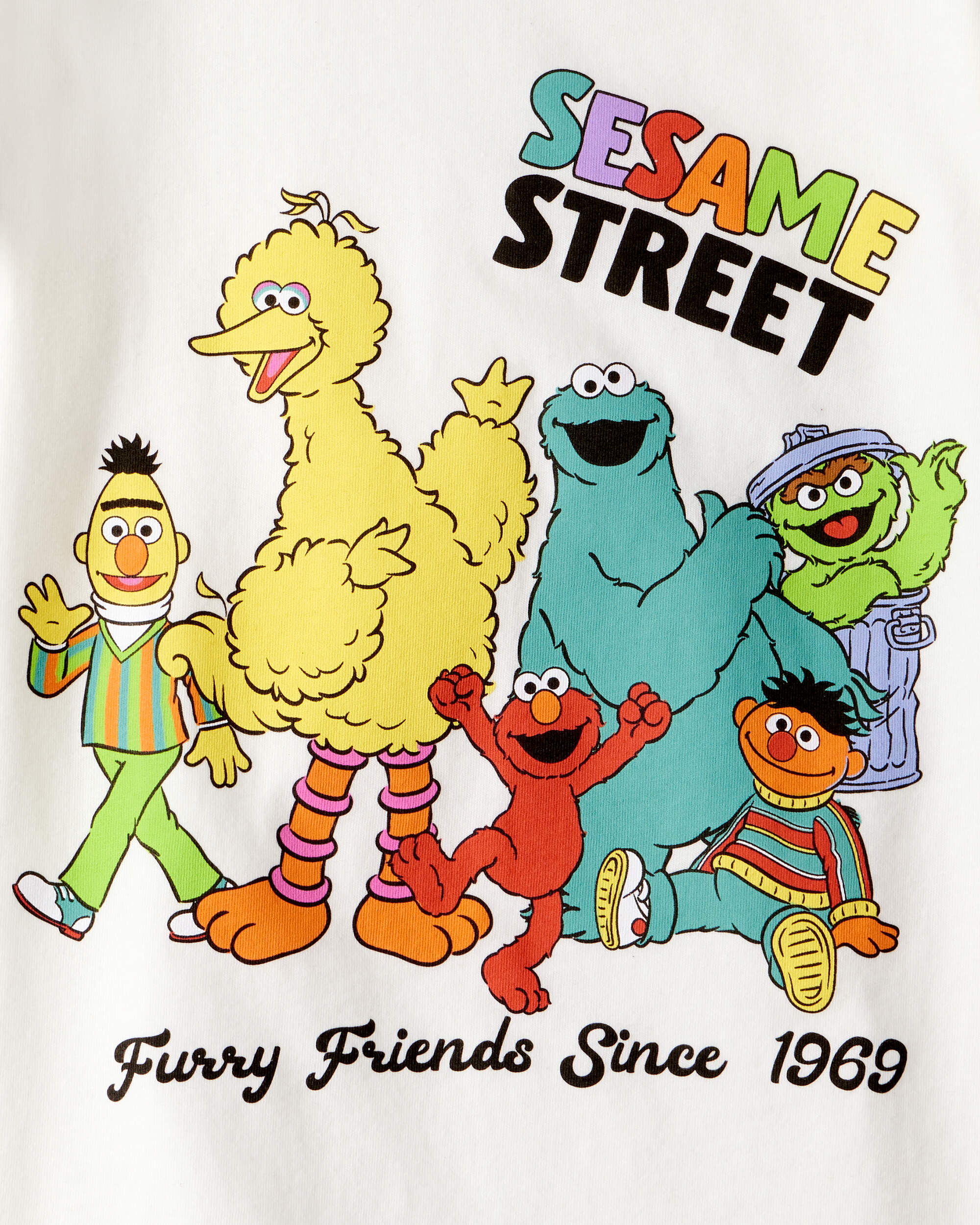 Toddler Boy Sesame Street Short-Sleeve Graphic Tee - Ivory
