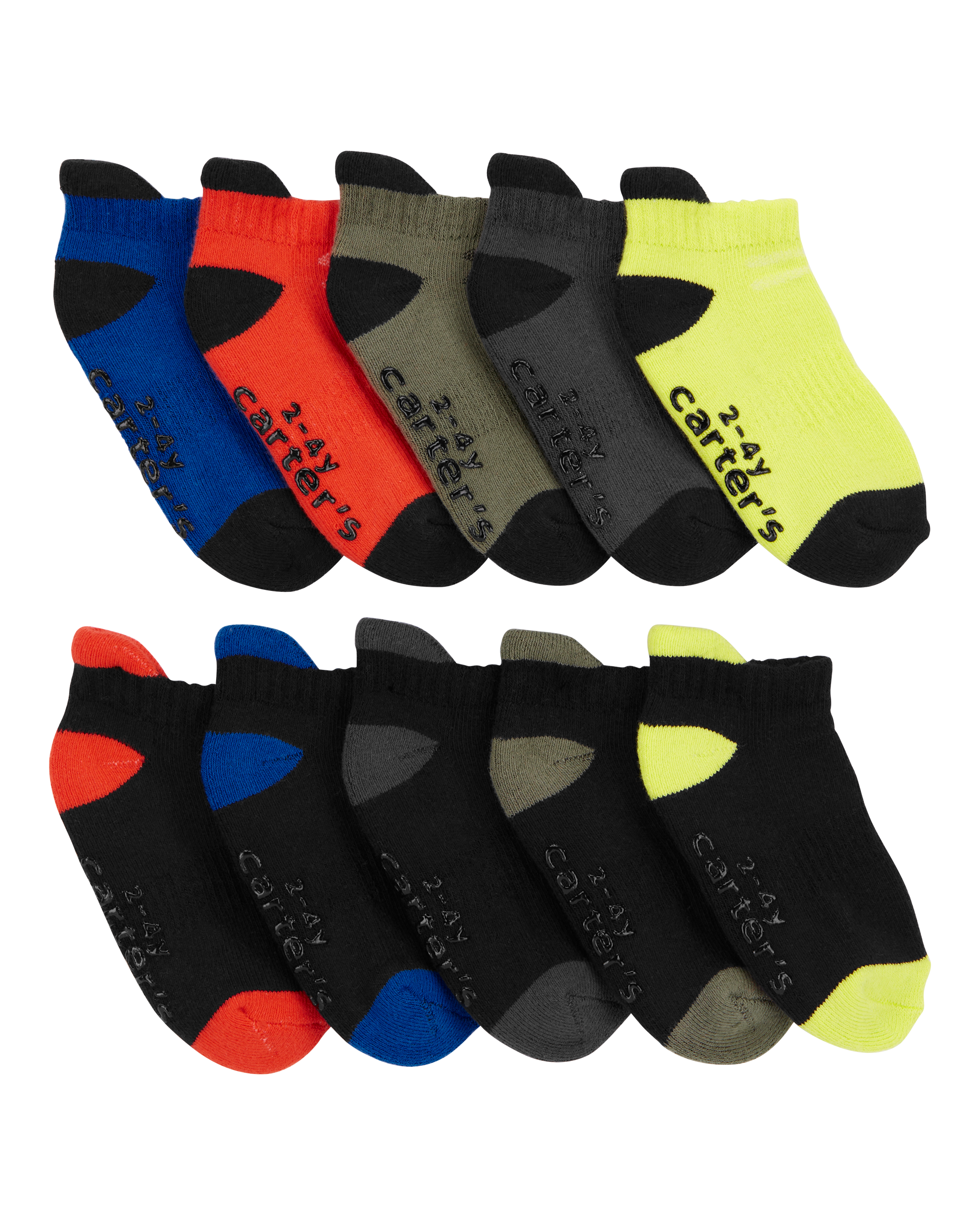 Toddler 10-Pack Athletic Socks