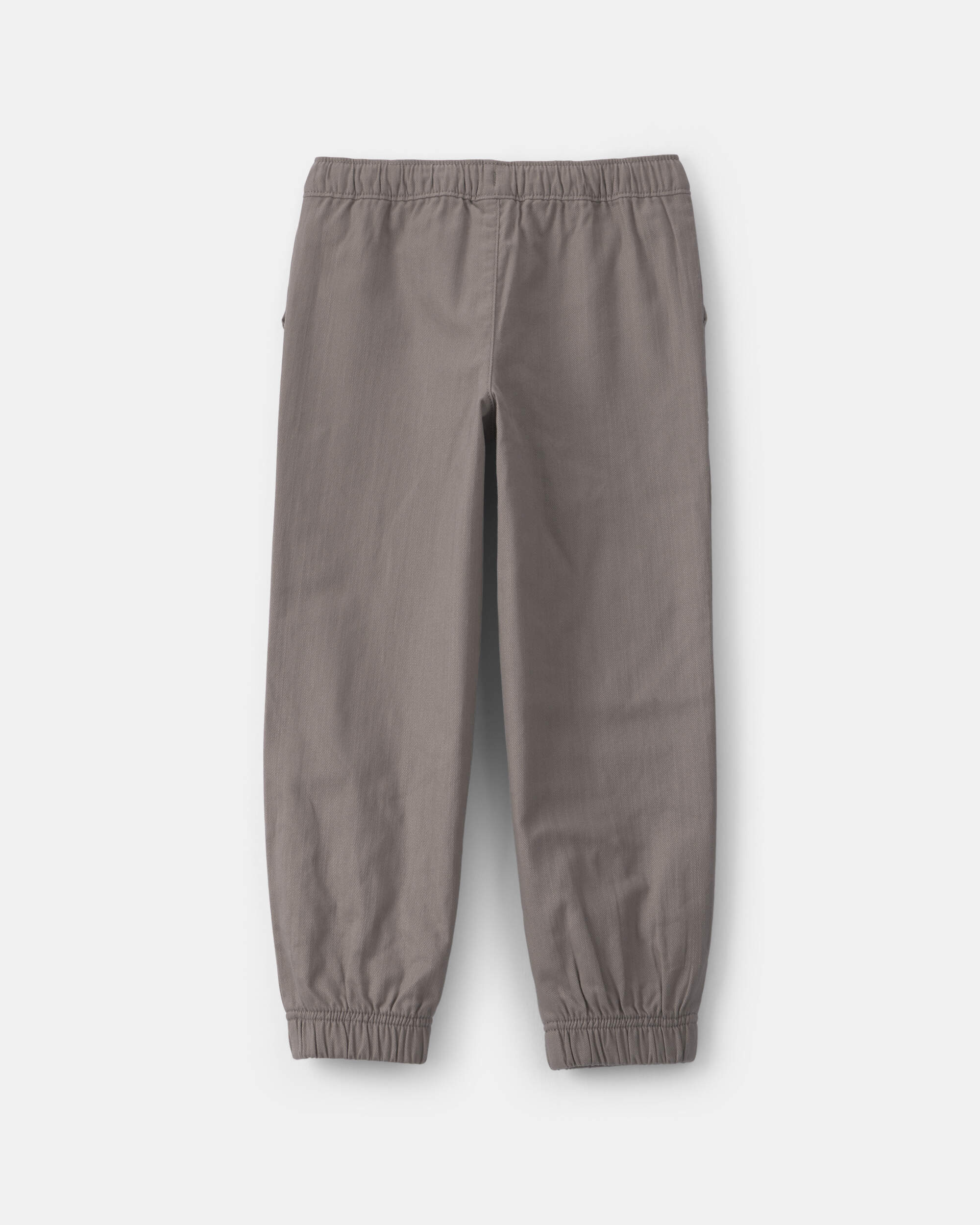 Boys Twill Joggers - gray