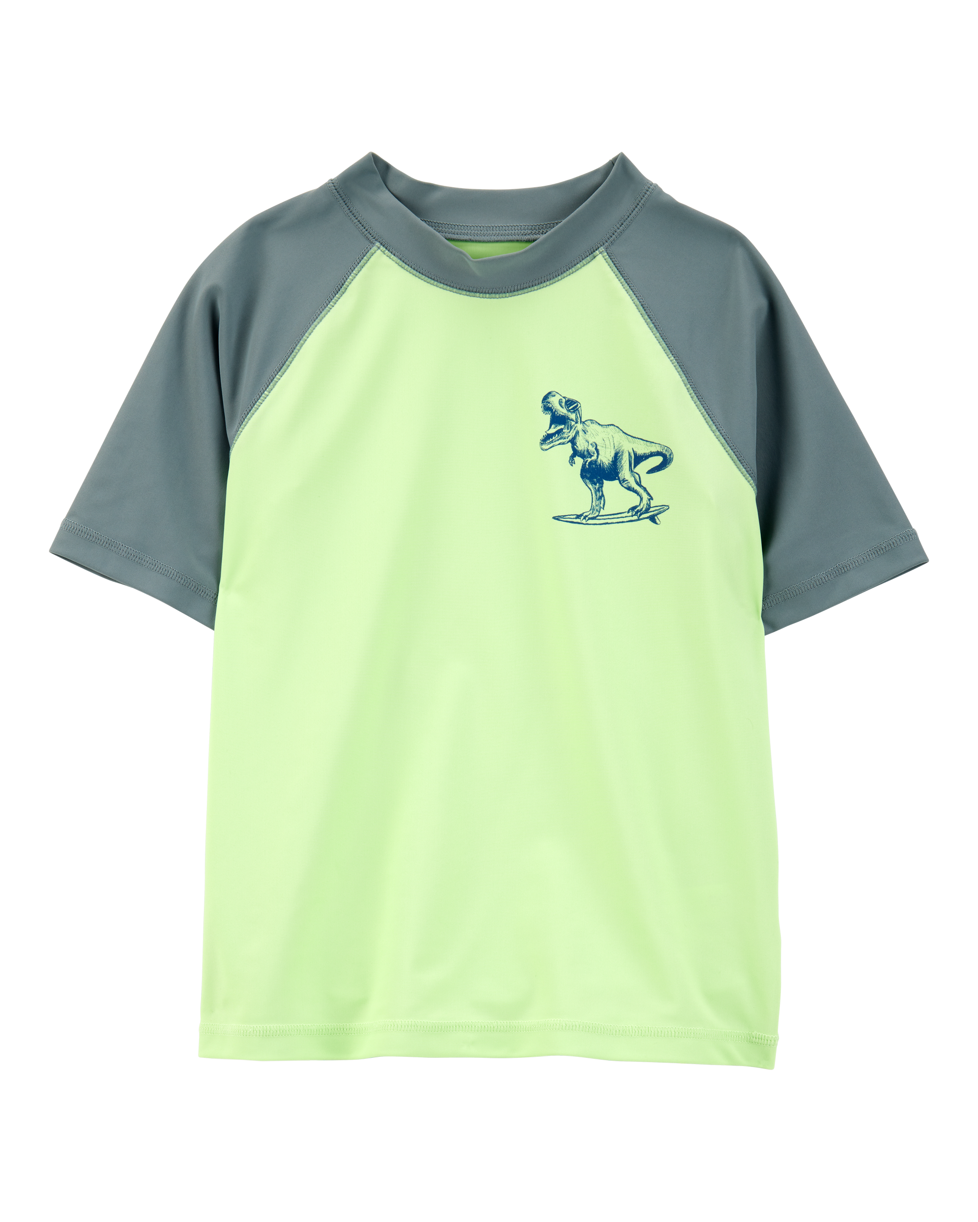 Kid 2-Piece Dinosaur Rashguard & Swim Trunk Set