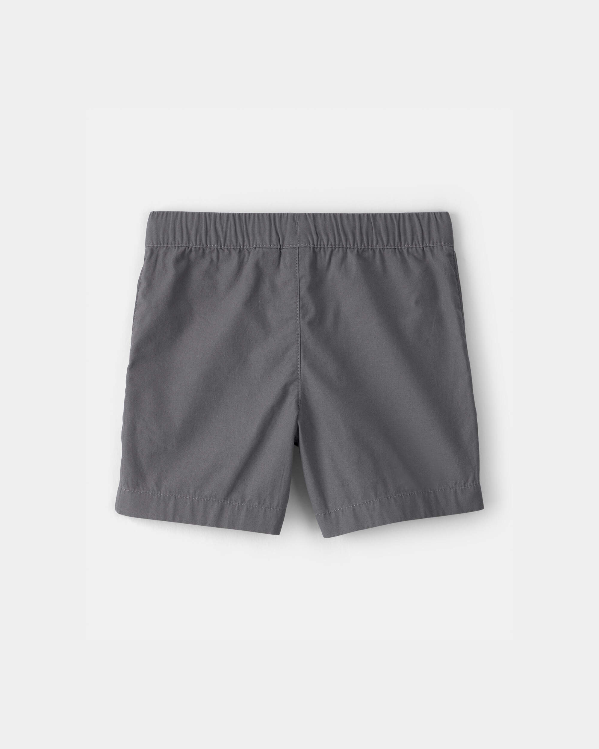 Boys Canvas Shorts - Grey