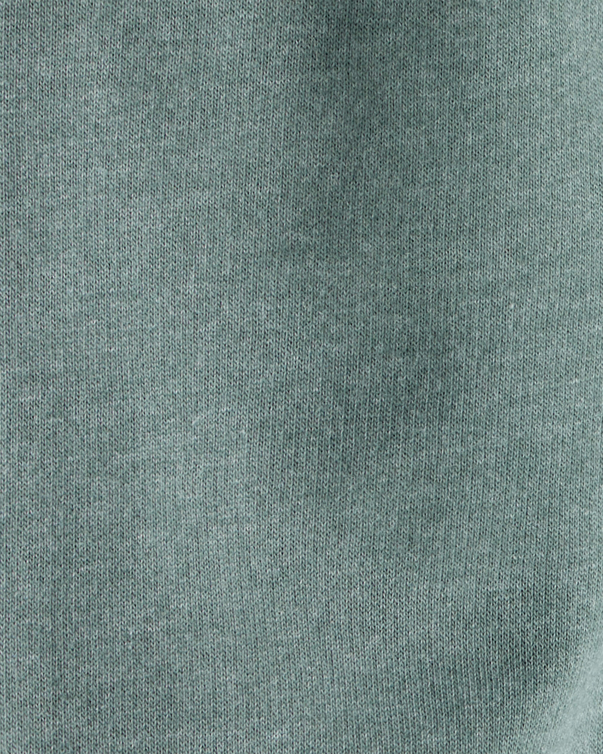 Baby Boy Solid Fleece Cotton Jogger - Green