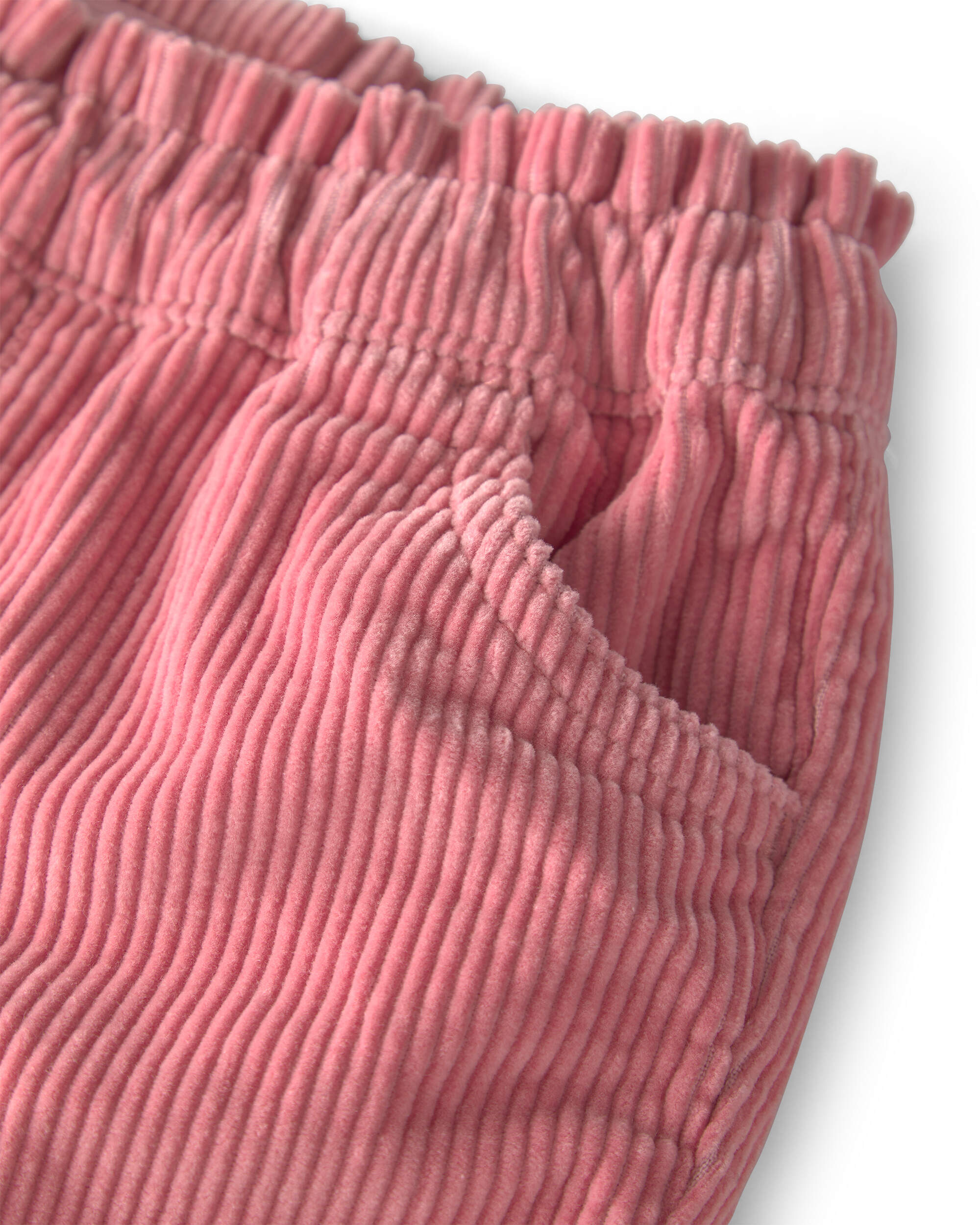 Baby Girl Organic Cotton Pull On Corduroy Pants