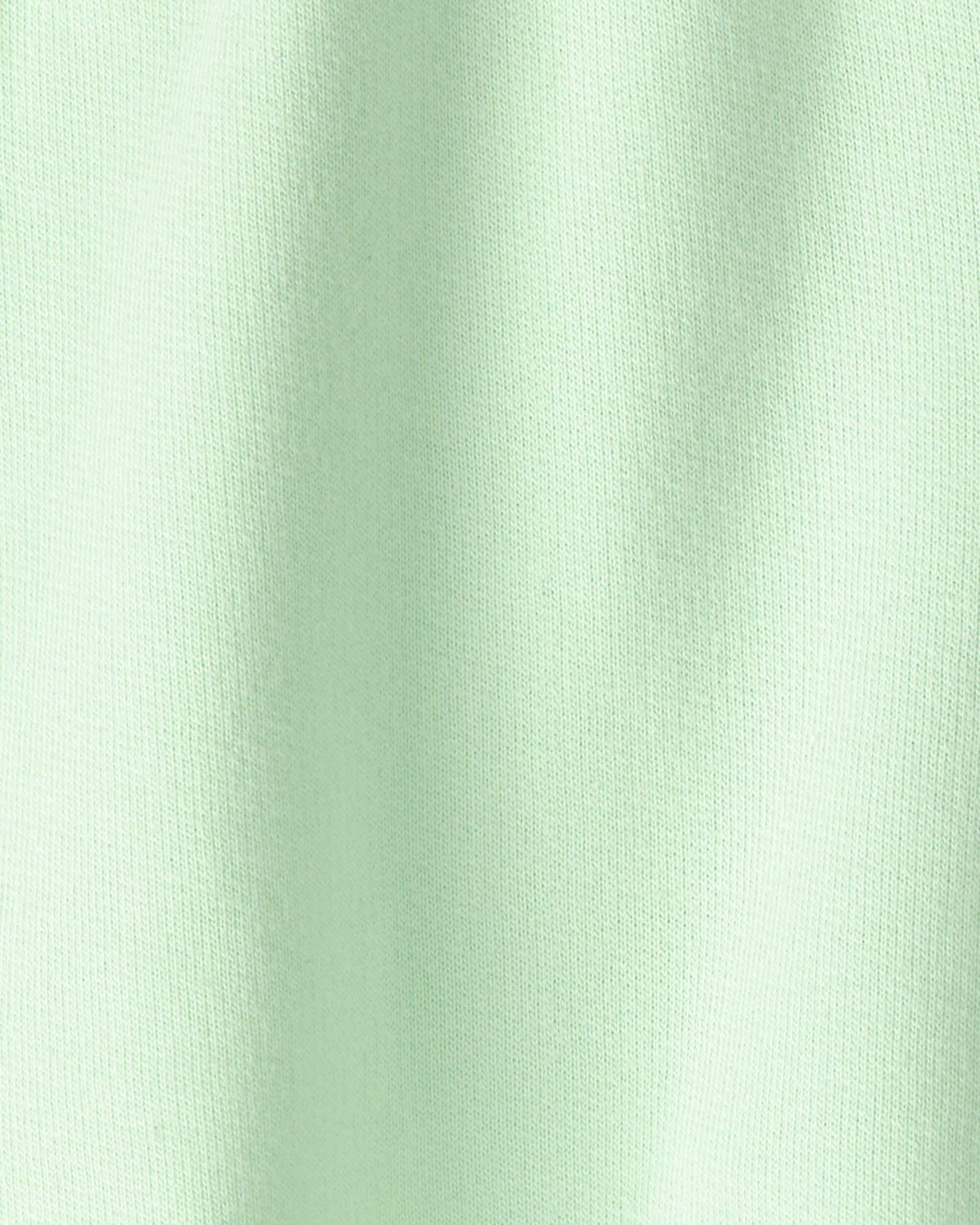 Girls French Terry Shorts - Green