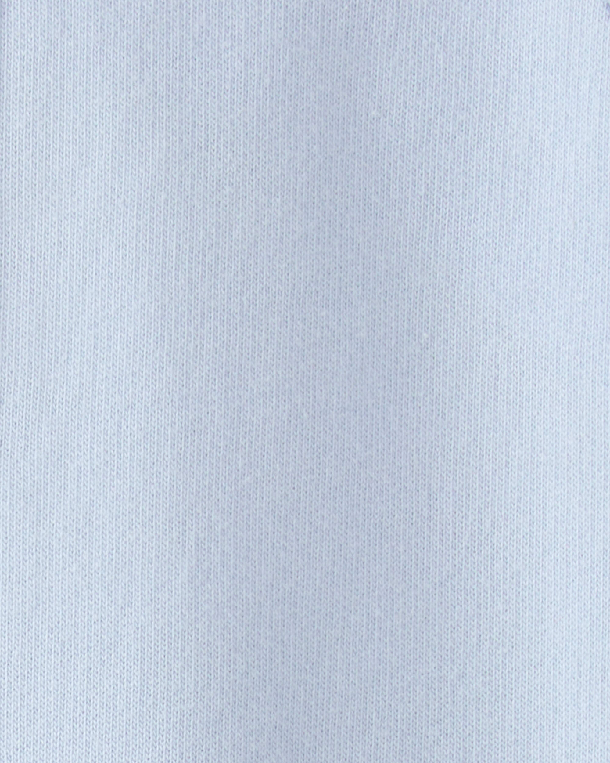 Baby Boy 2-Piece Easter Bunny Shortall Set - Blue/Cream