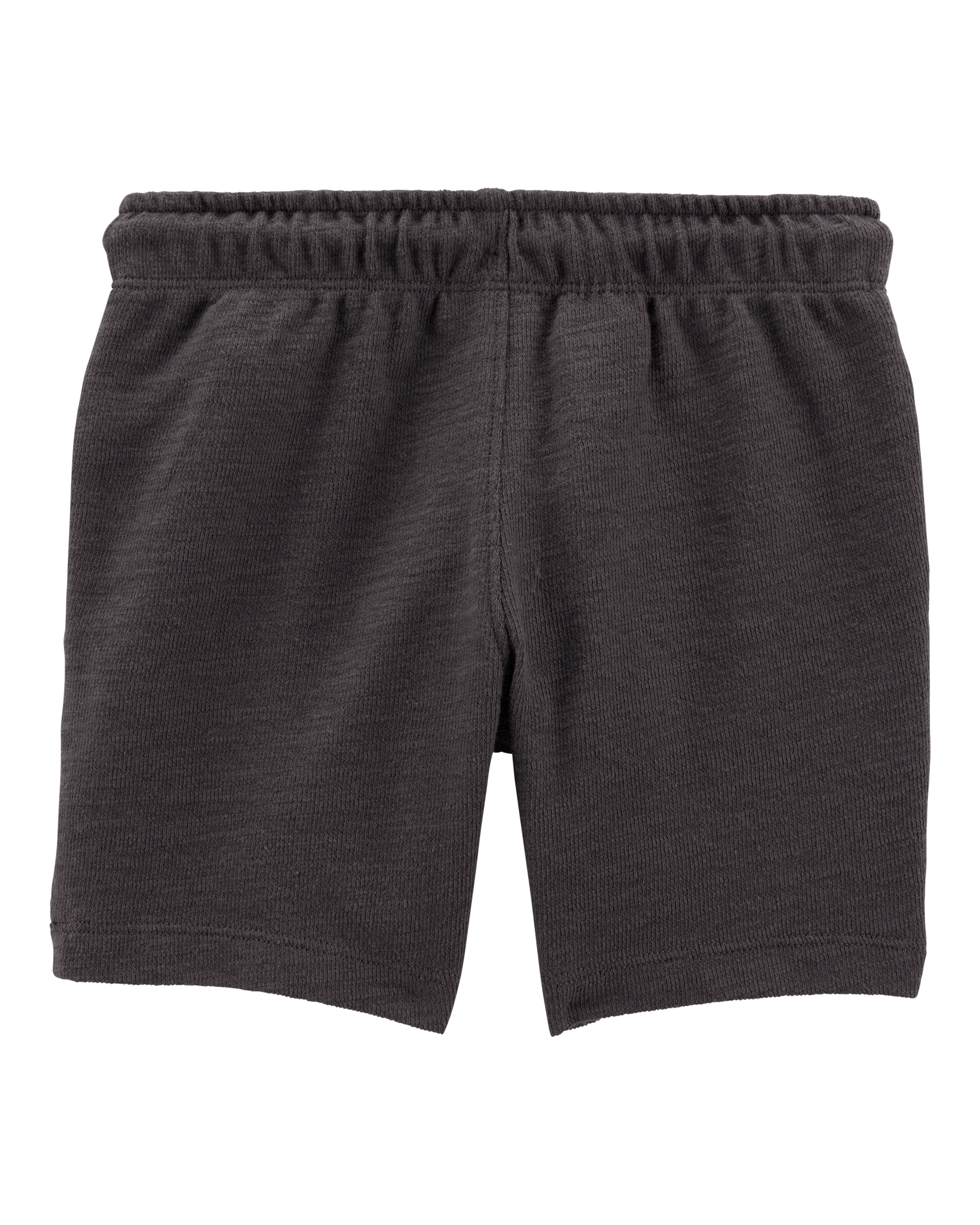 Toddler Pull-On Cotton-Blend Shorts - Black