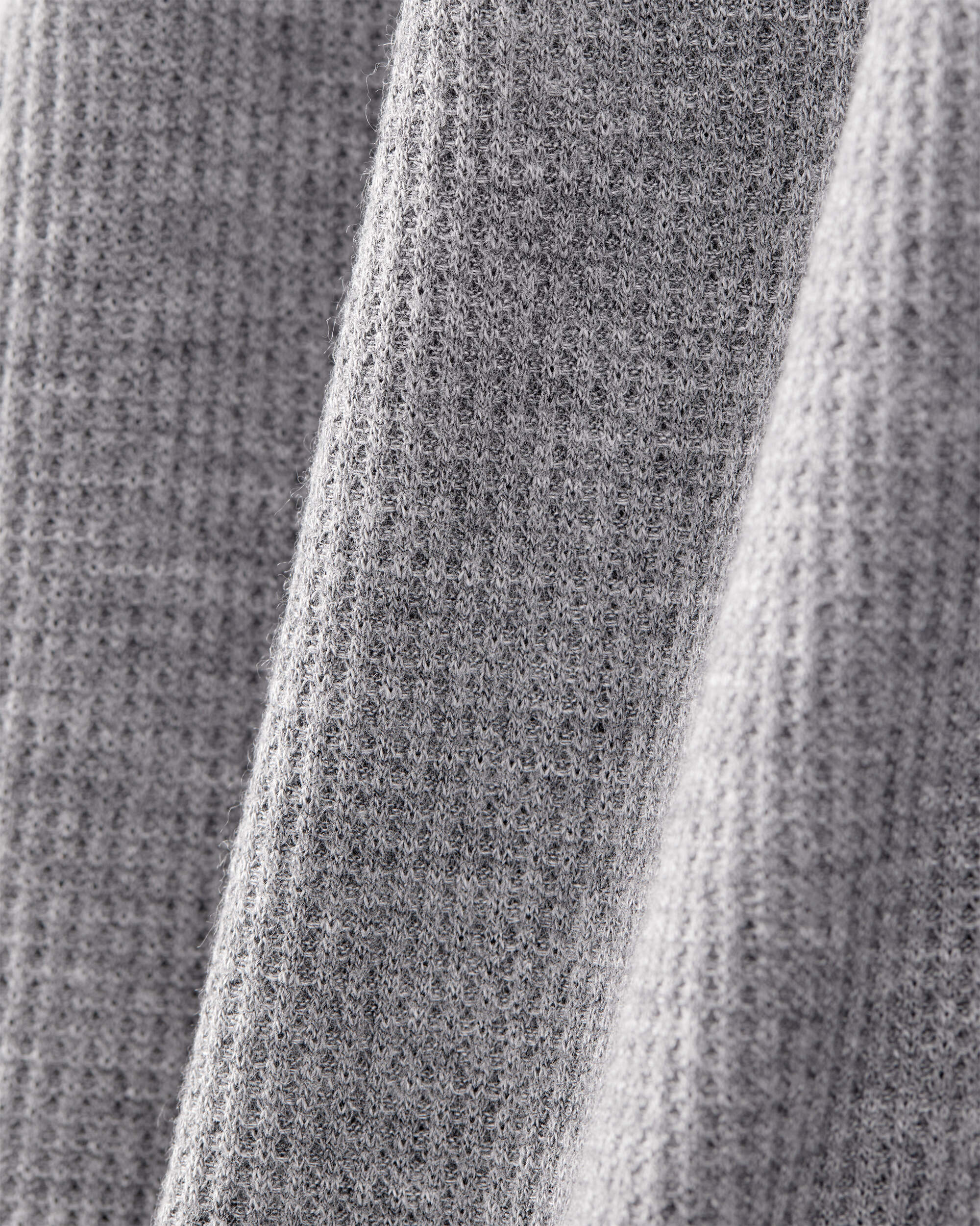 Baby Boy PurelySoft Long-Sleeve 2-Way Zip 1-Piece pyjamas - Grey