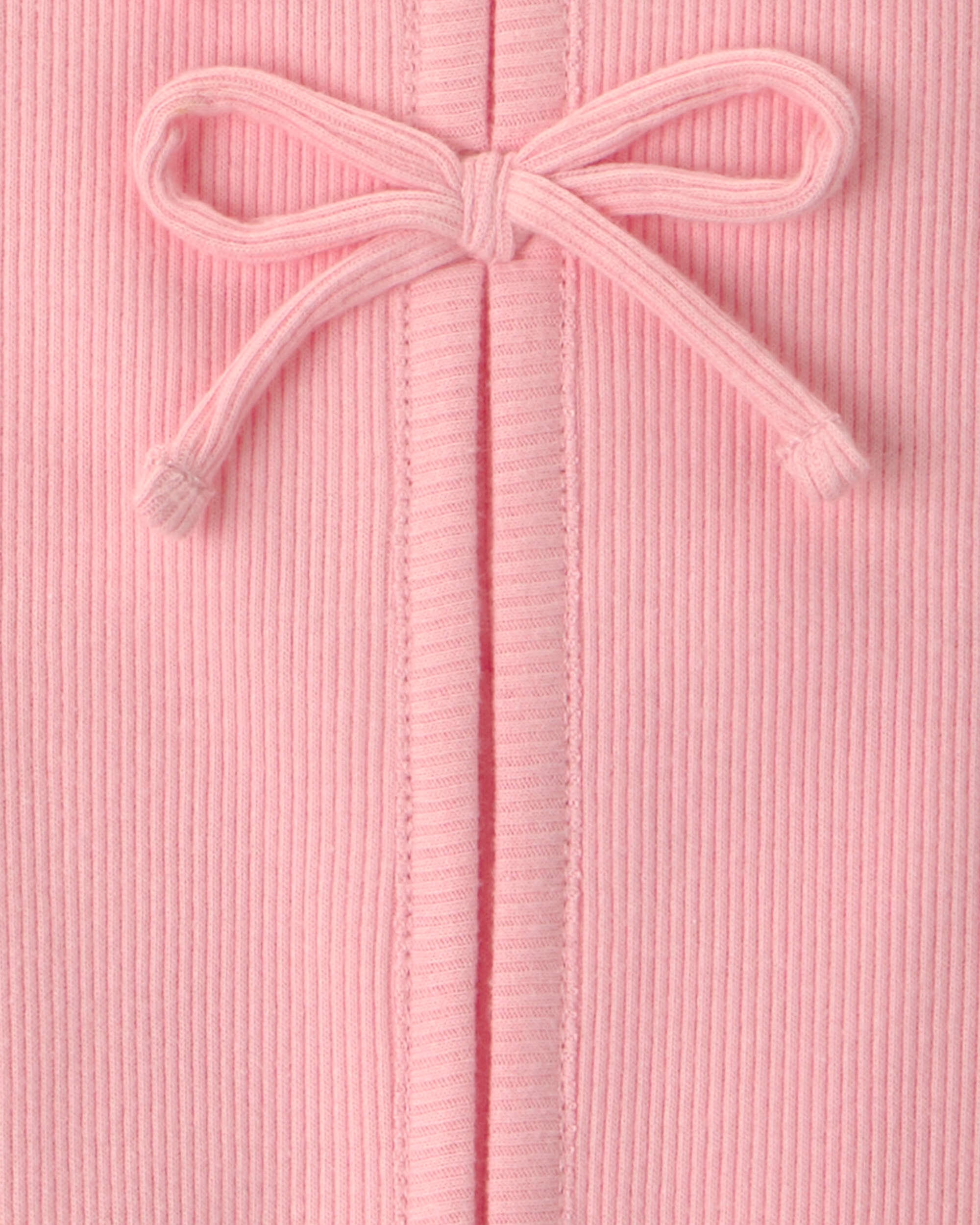 Girls 2-Piece Floral Sleeveless Top & Skort Set - Pink