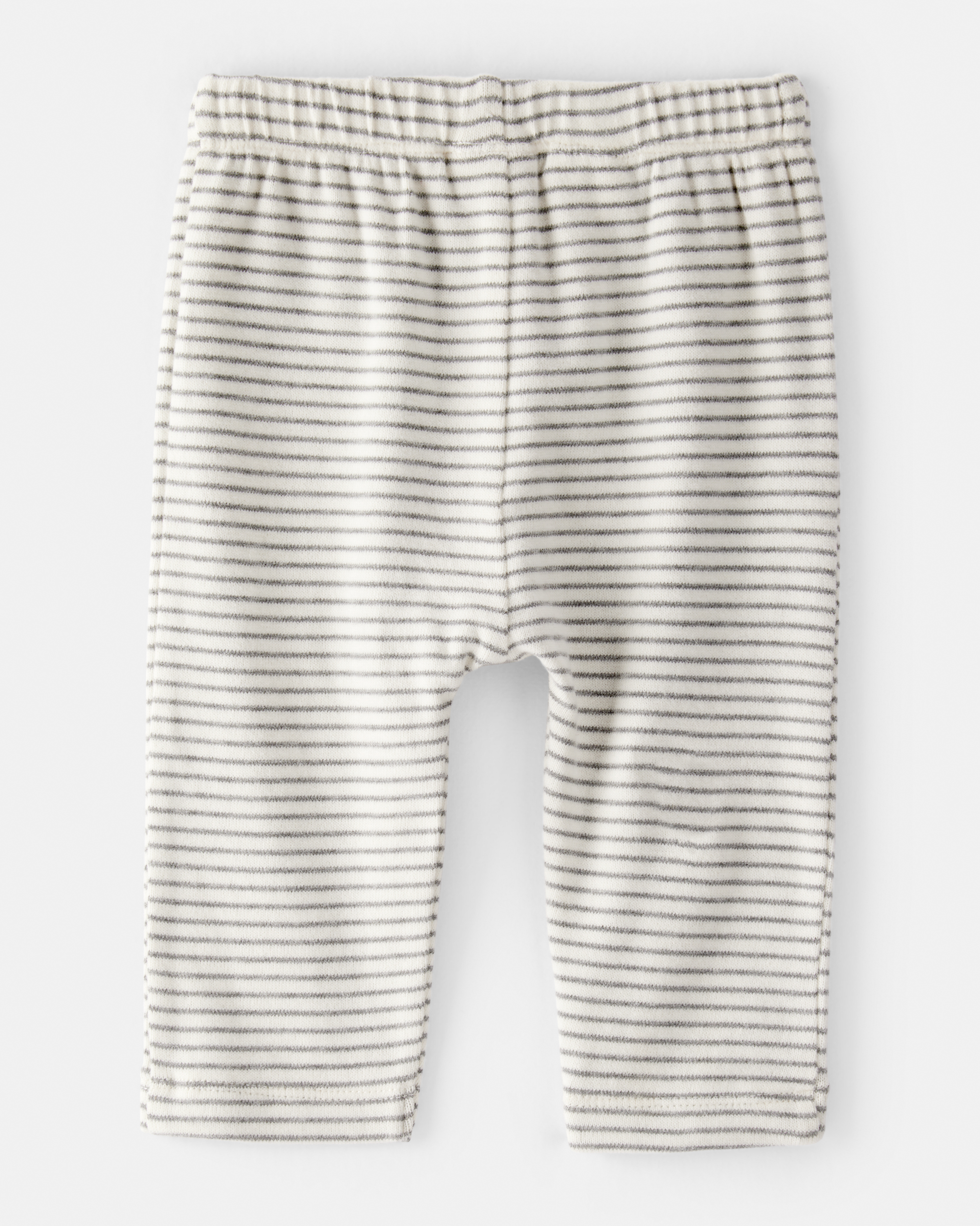 Baby Boy Striped Pants - Grey