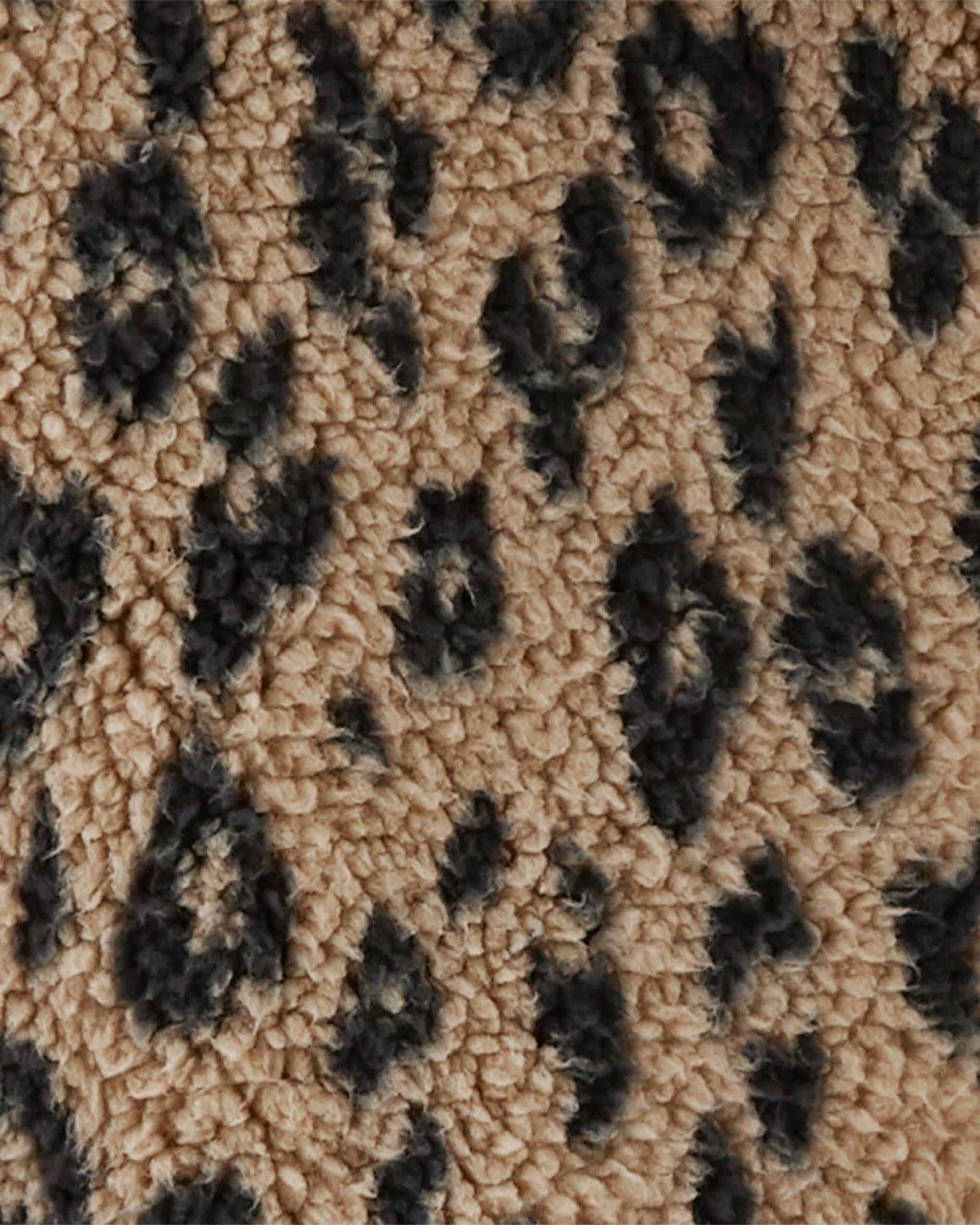 Leopard sherpa hoodie 2025