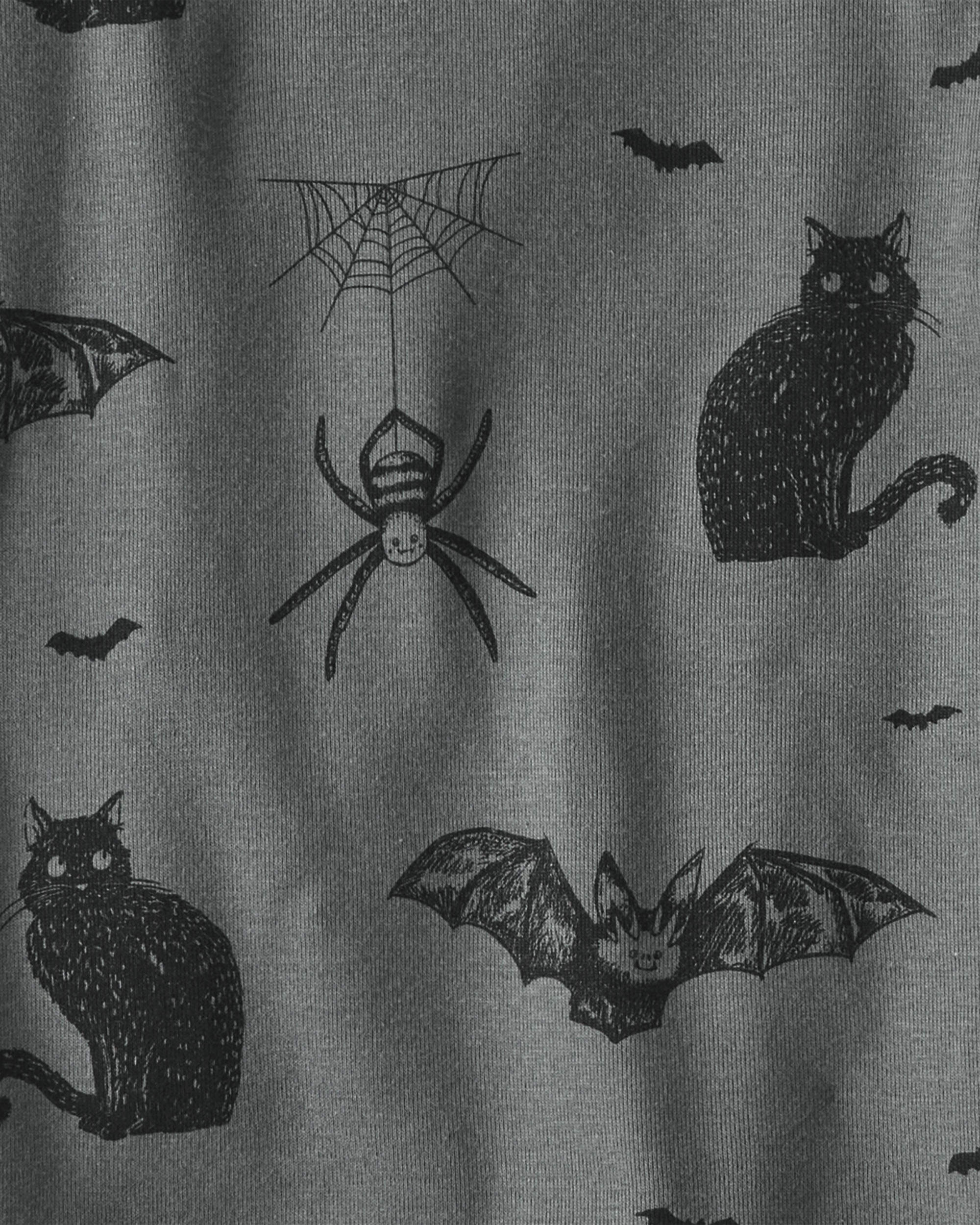 Kids 2-Piece Organic Cotton Pyjamas Spooky Creatures