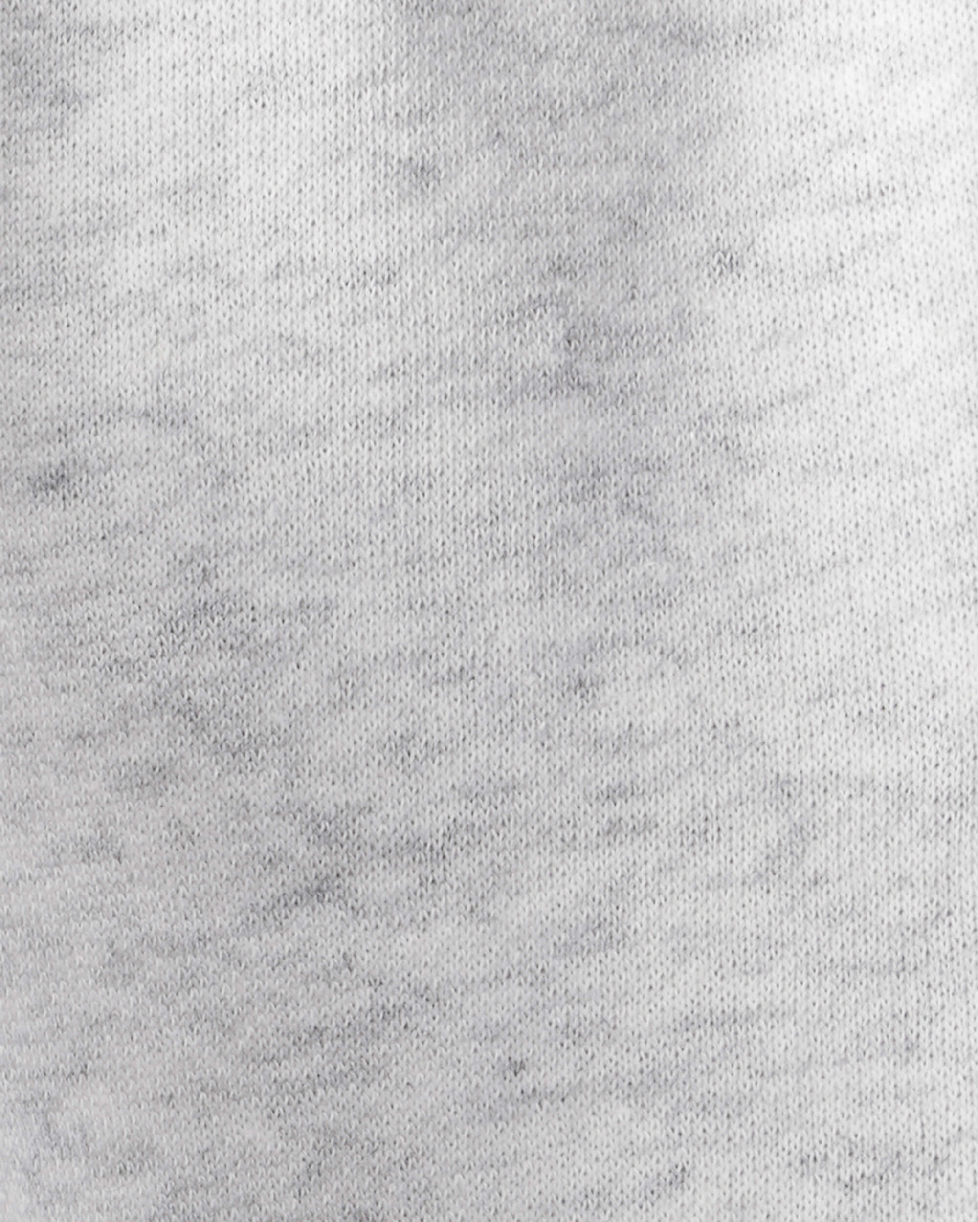 Baby Boy Solid Fleece Cotton Jogger - Grey