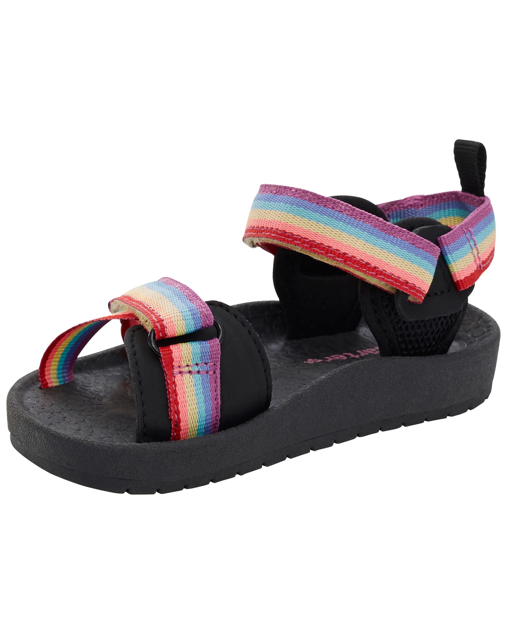 Toddler rainbow sandals store