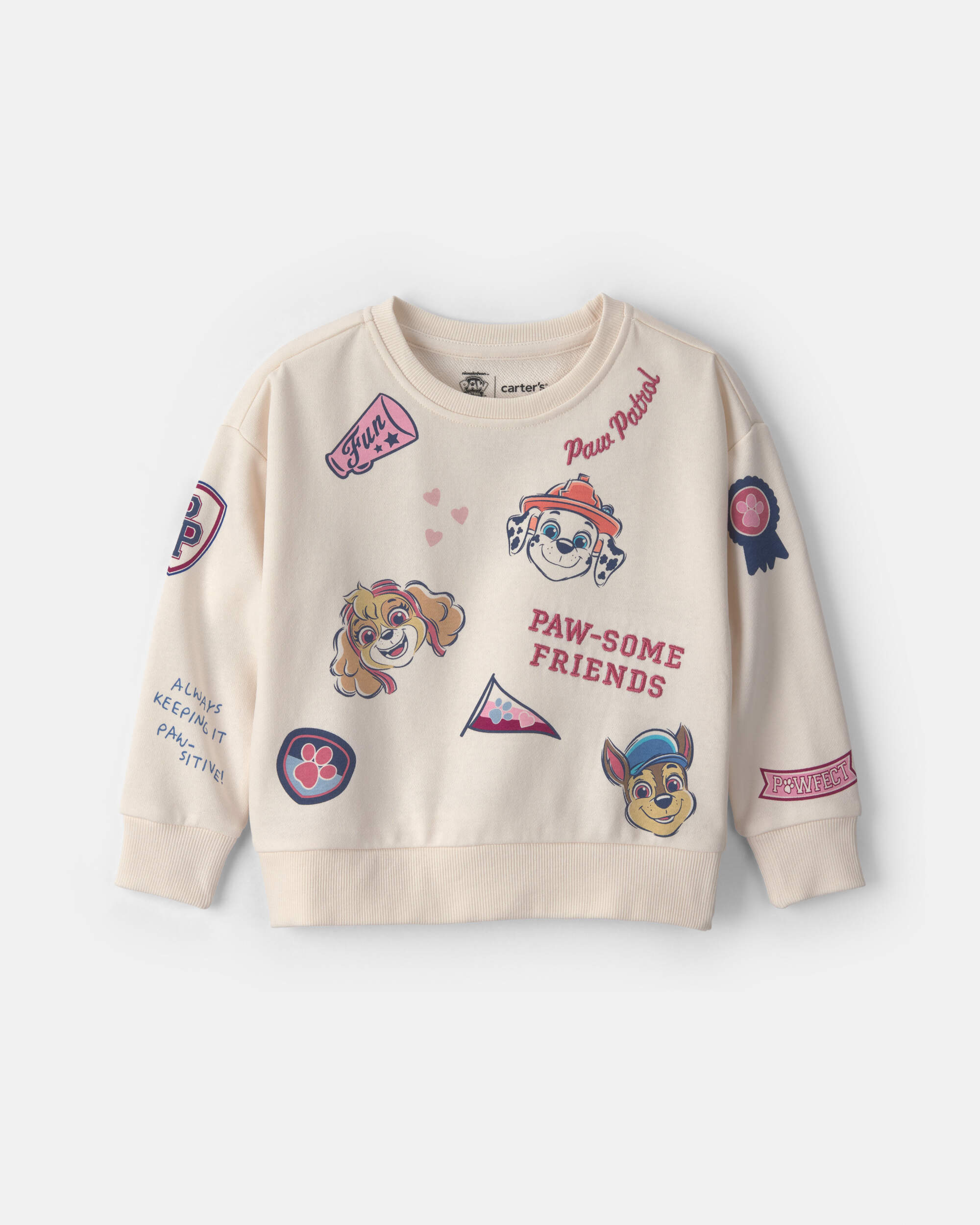 Toddler Girl Paw Patrol® Pullover Sweatshirt - Cream