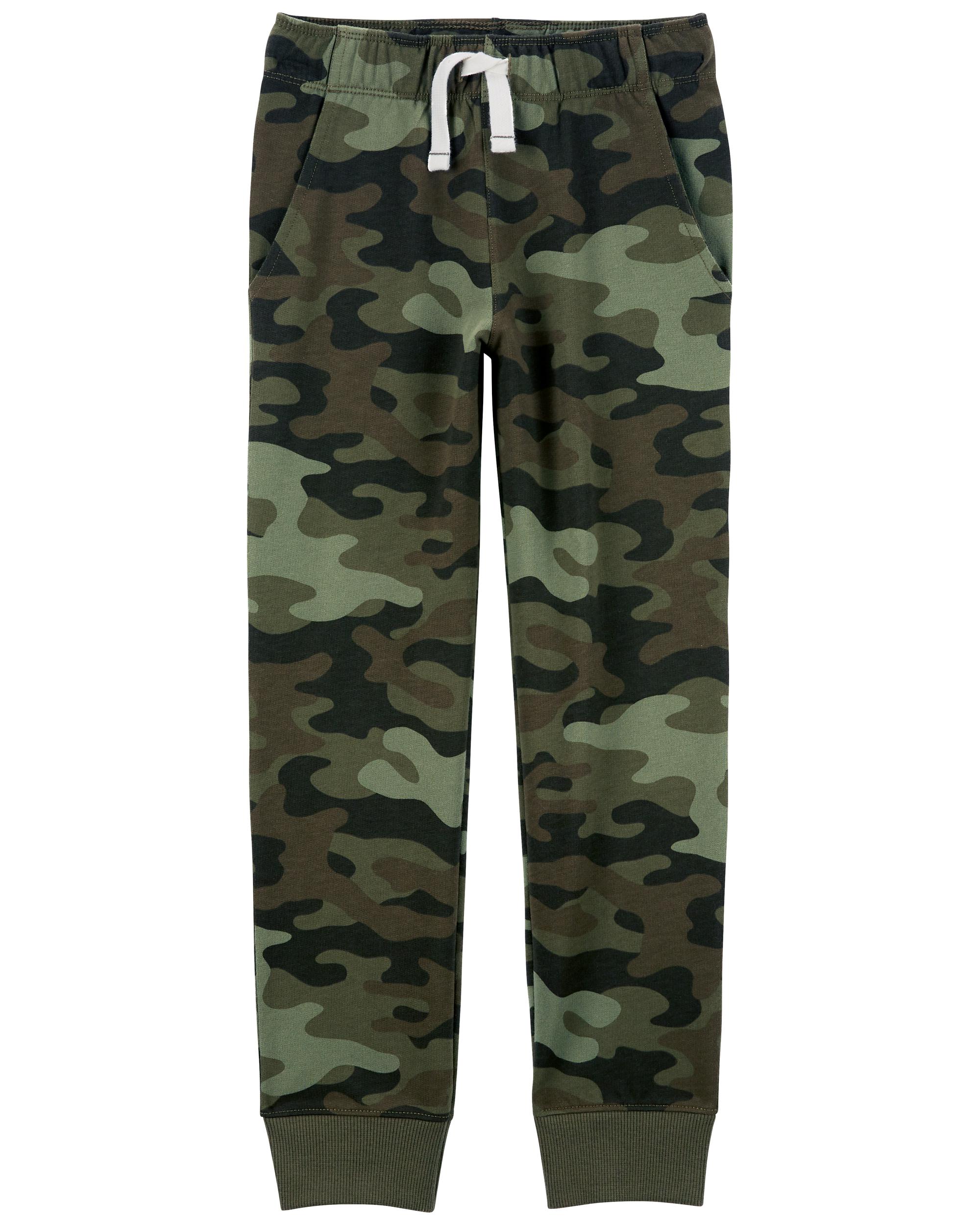Camo Pull-On French Terry Joggers