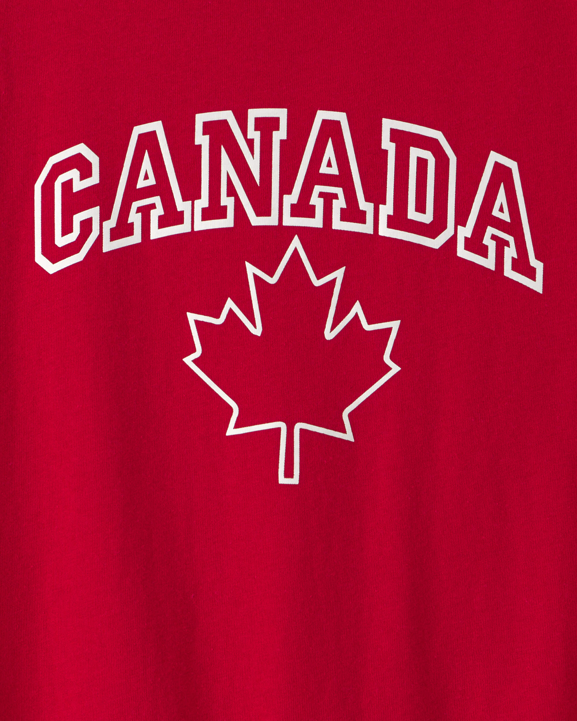 Boys Canada Day Graphic Tee - Red