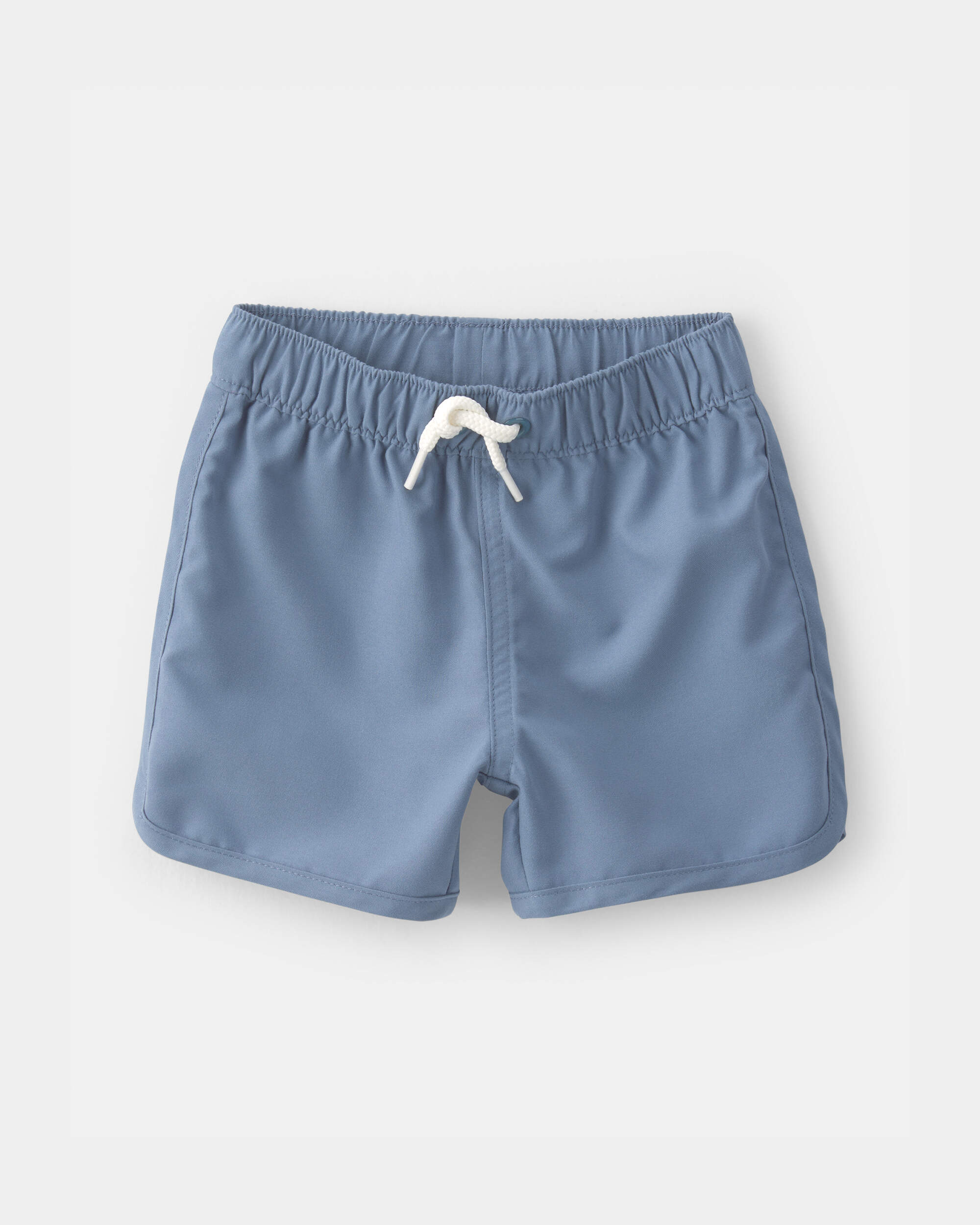 Baby Boy 3-Piece Palm Tree Solid Long-Sleeve Rashguard Swimsuit Set - White