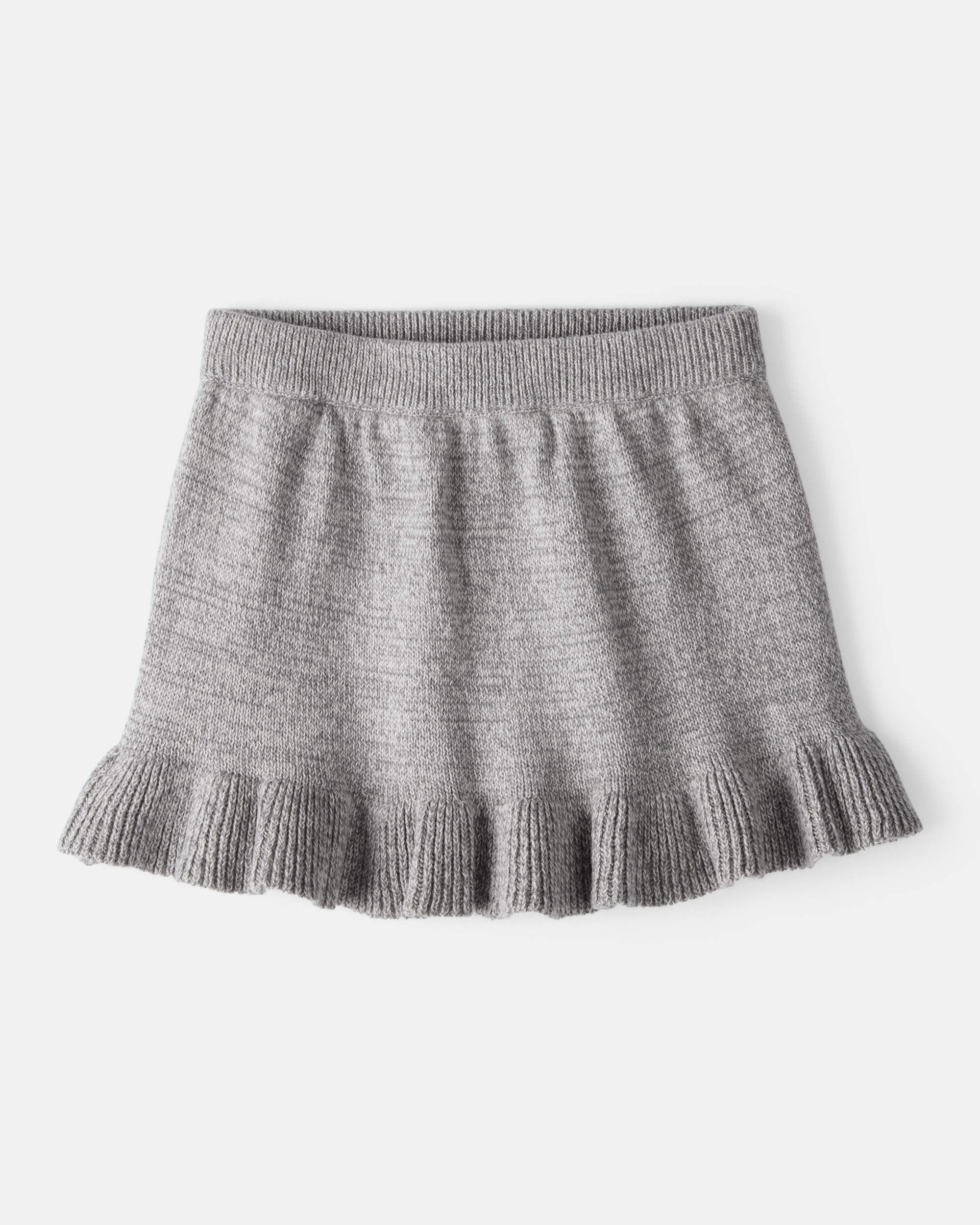 Baby Girl 100% Cotton Skirt - Grey