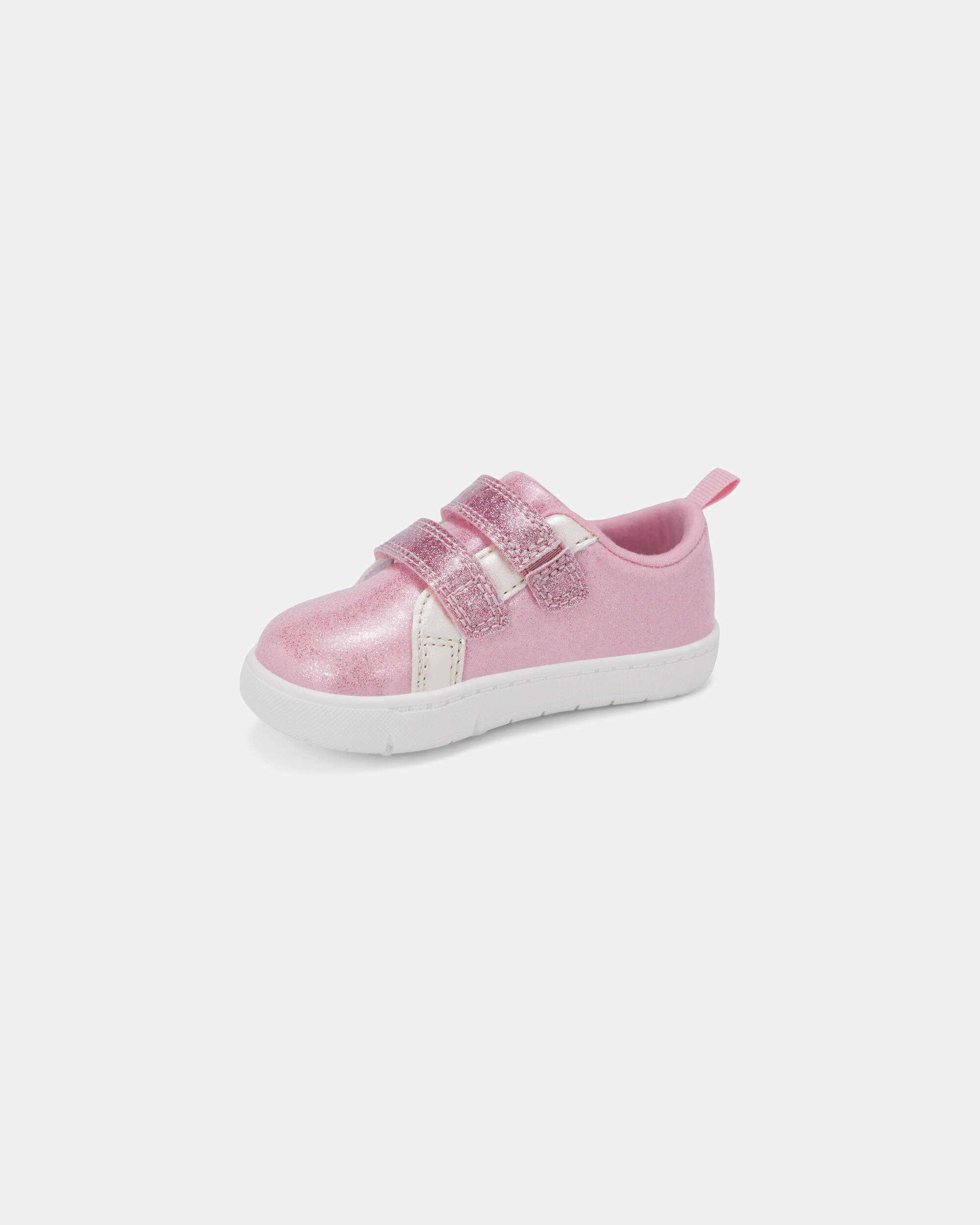 Baby Girl Every Step® First Walker Shimmer Sneakers - Pink