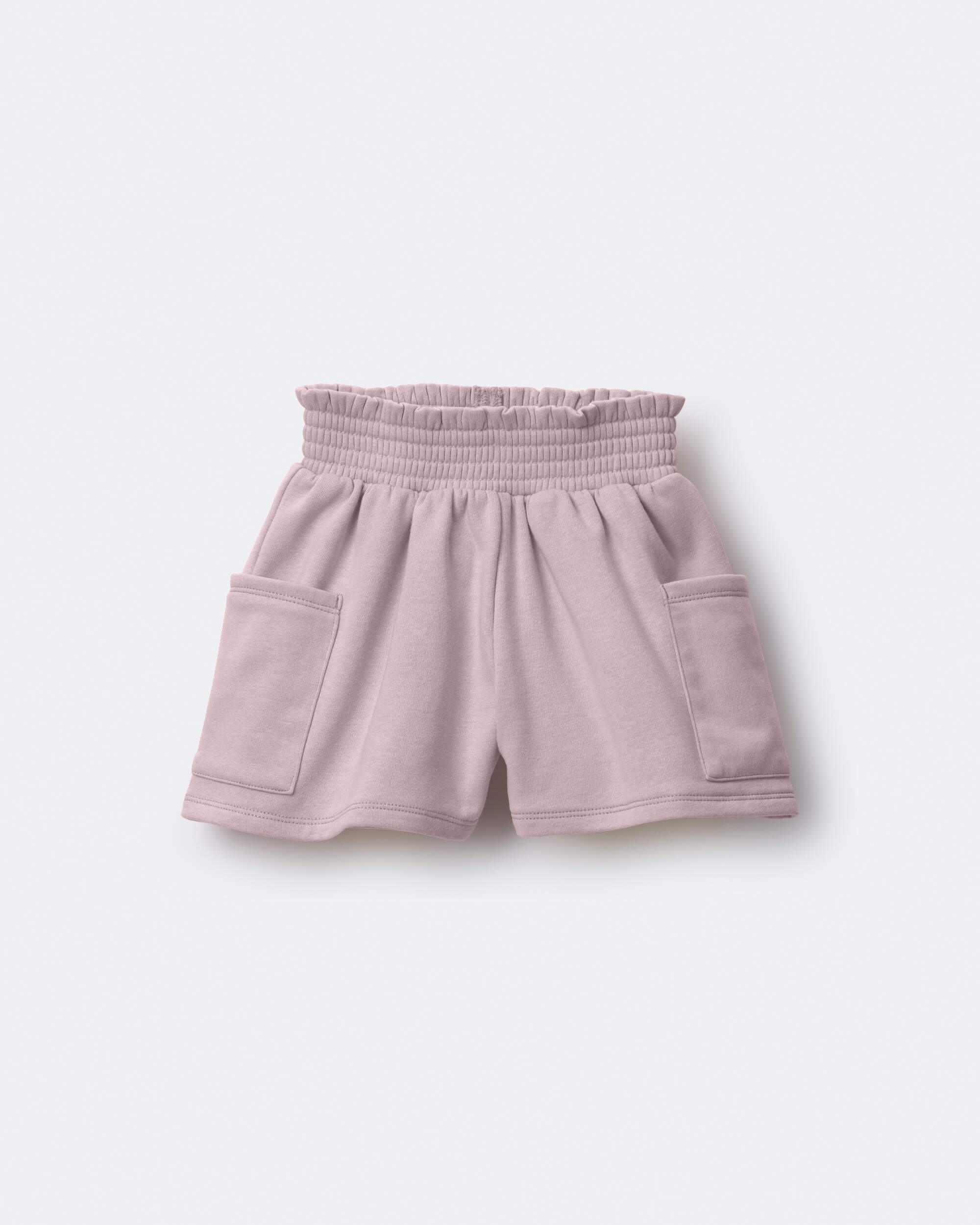 Toddler Girl Swing Short with Pockets - Rose