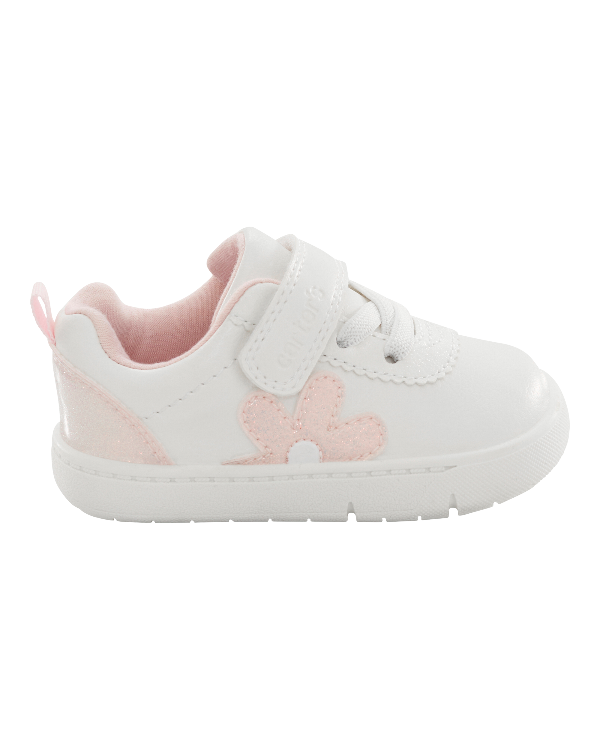 Every Step® First Walker  Flower Casual Sneakers - White