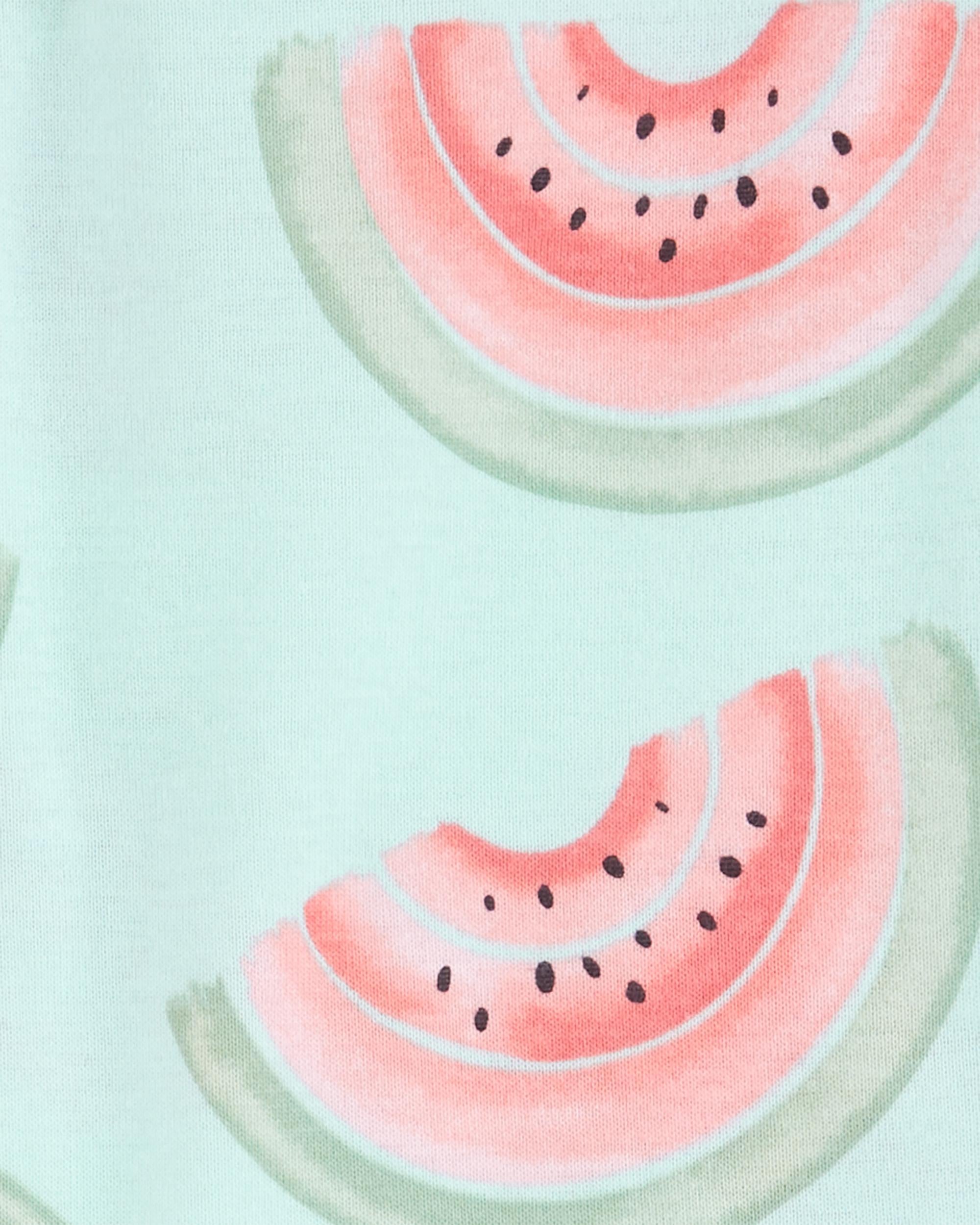 Blue Pink 2 Piece Watermelon Bodysuit Short Set Carter s Oshkosh Canada