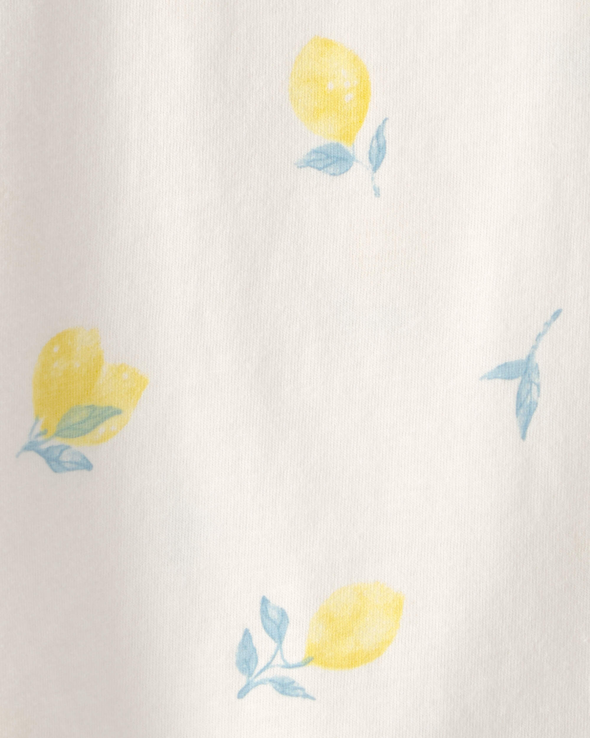 Baby Girl Lemon Top - Cream