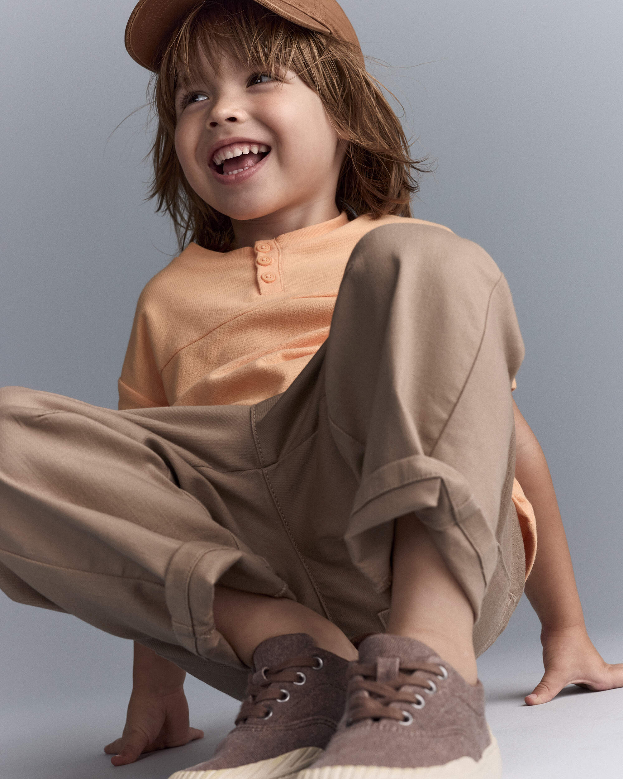 Toddler Barrel Pant - Tan