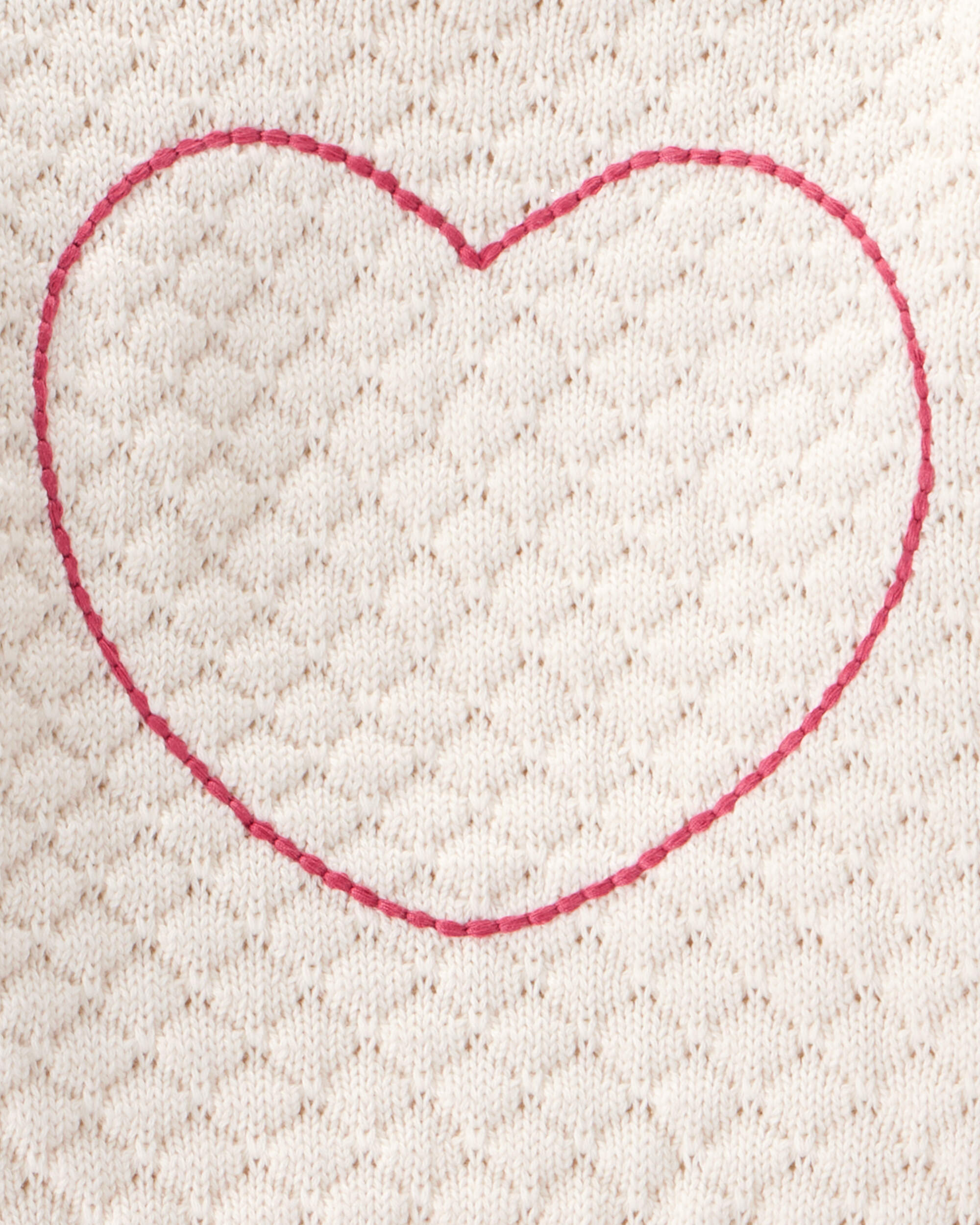 Baby 2-Piece Heart Sweater & Pull-On Pant Set