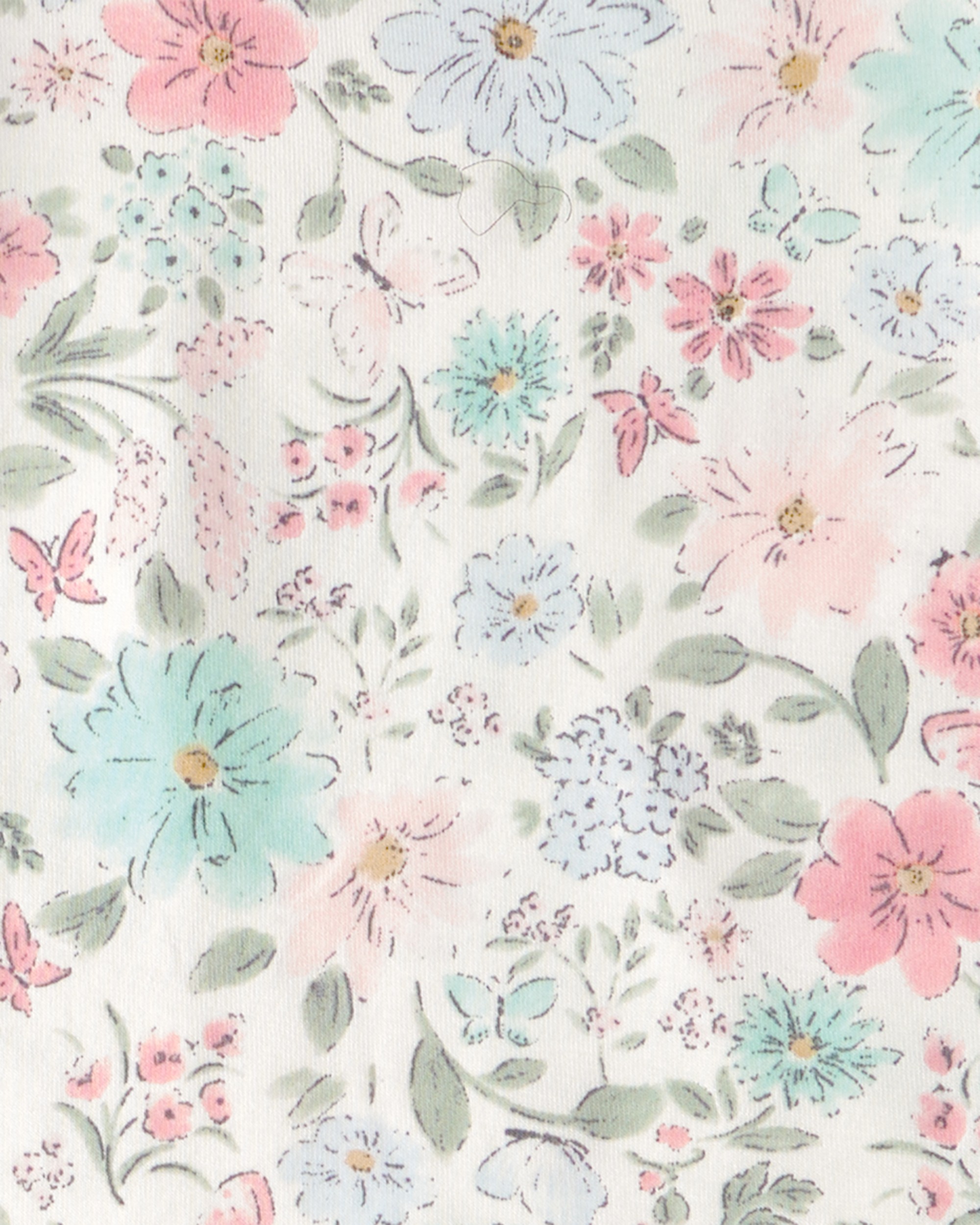 Toddler Girl Butterfly Garden PurelySoft 2-Piece Pajama Set