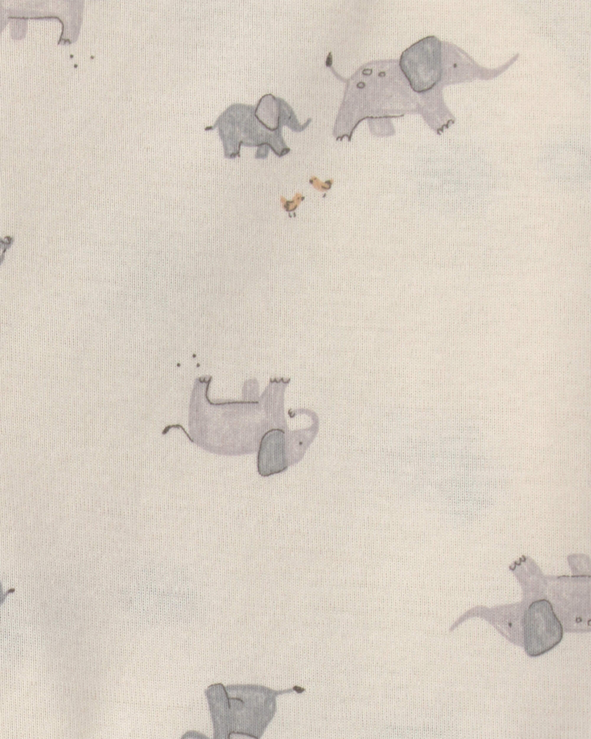 Baby 3-Piece Elephant Top & Pant Set - Ivory