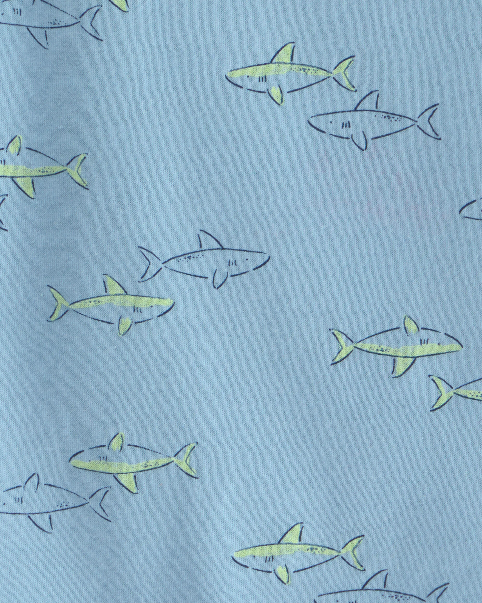 Toddler Shark Tank Top - Blue