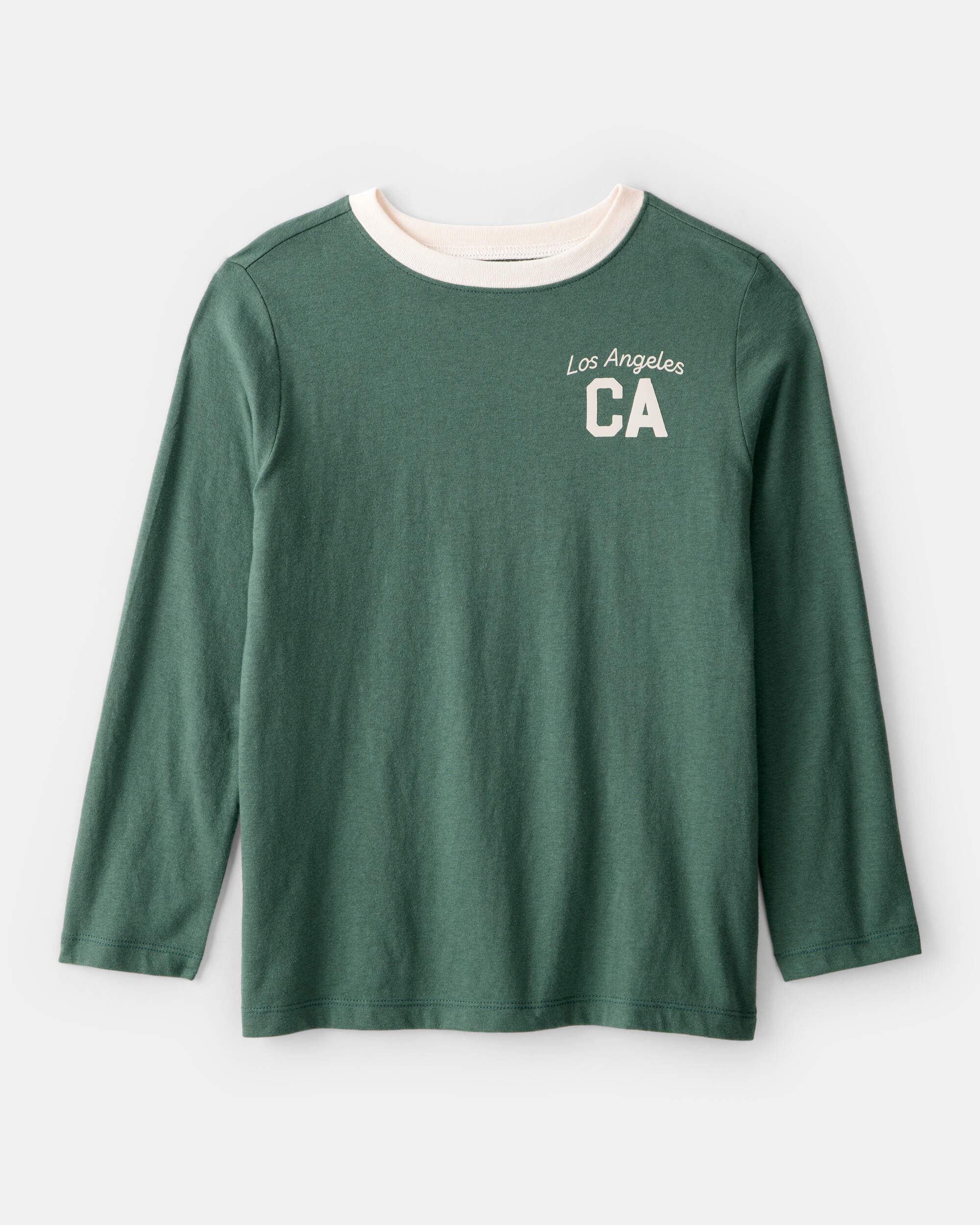 Boys Los Angeles Long-Sleeve Graphic Tee - Green