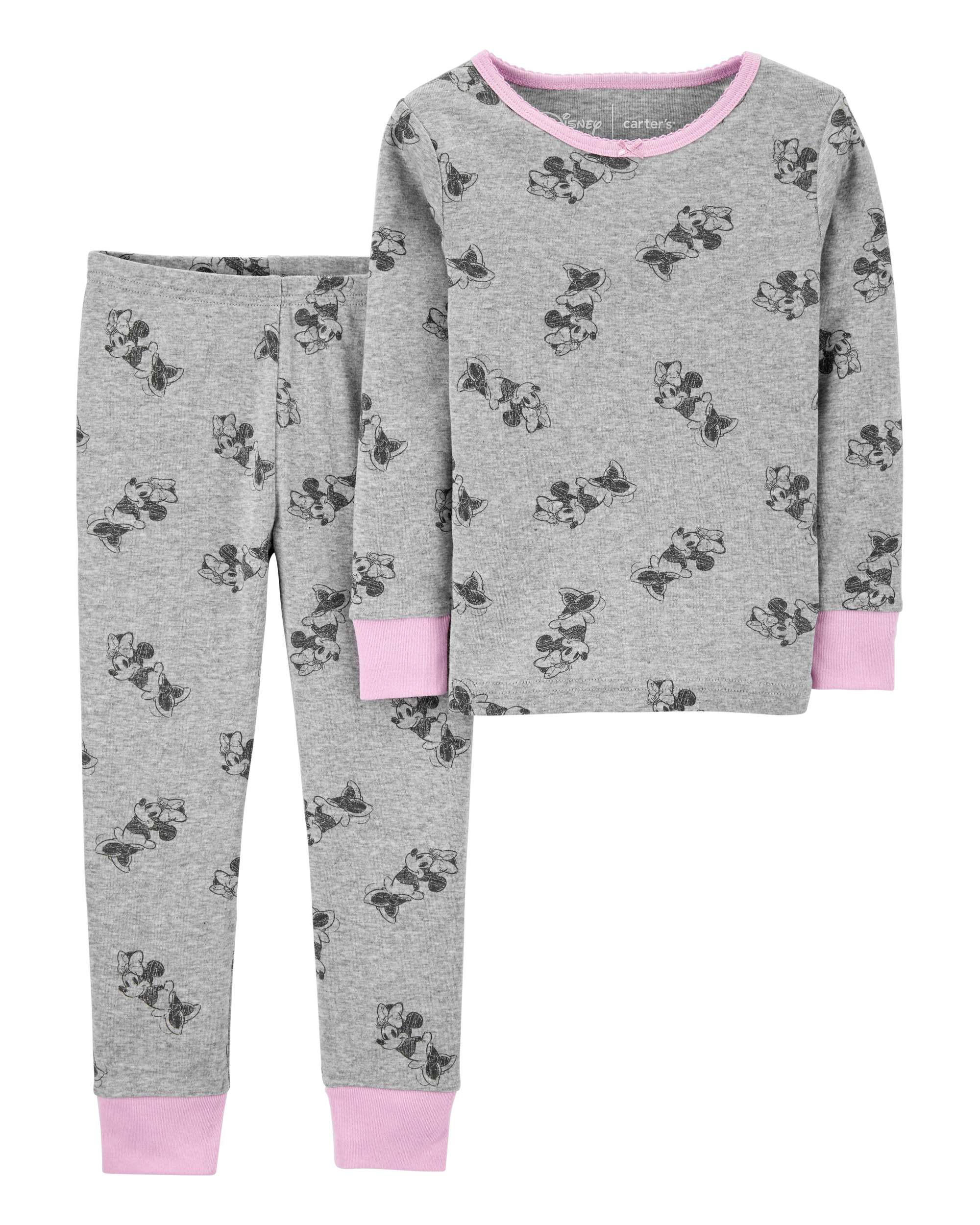 2-Piece Minnie Mouse 100% Snug Fit Cotton Pyjamas