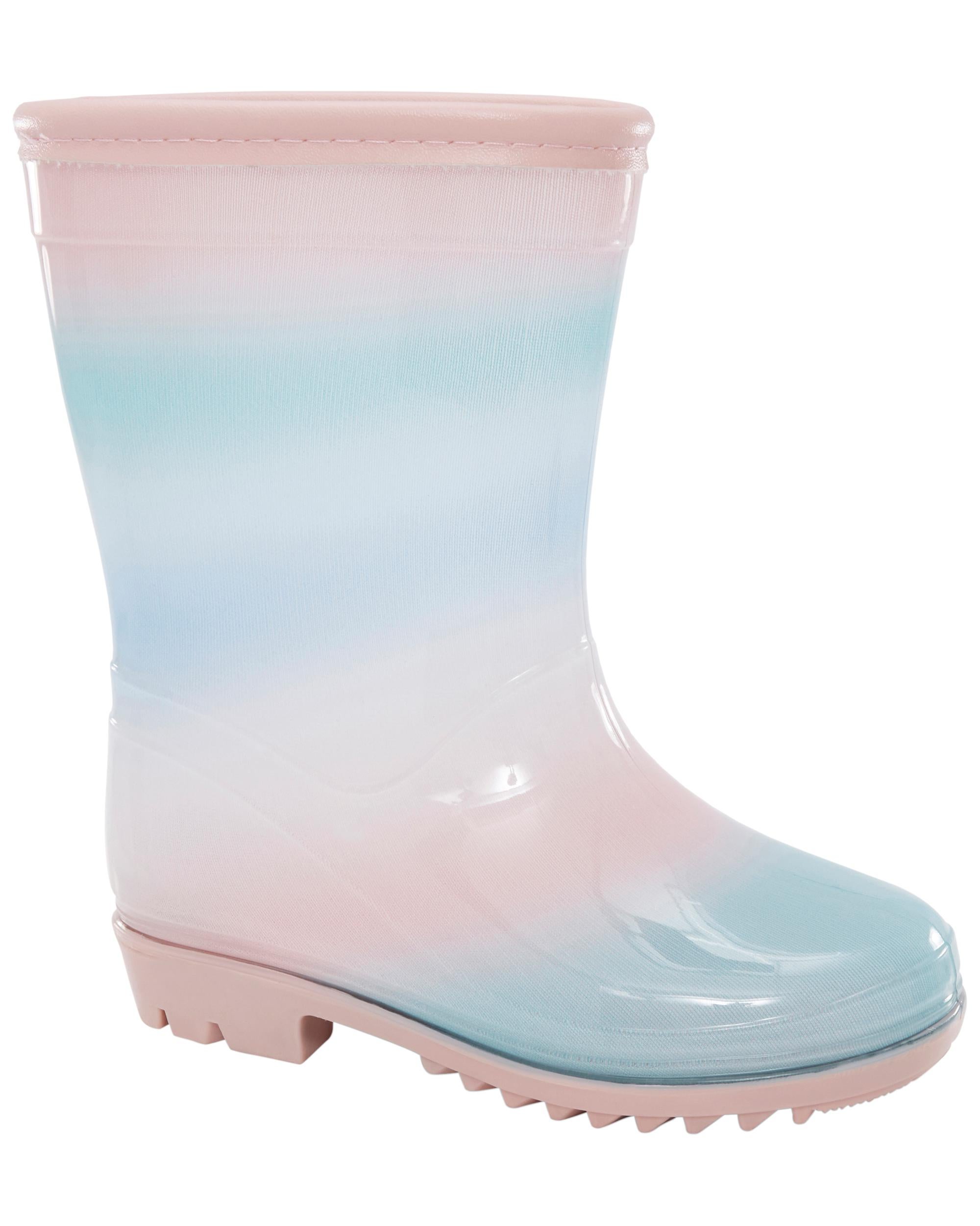 Rainbow Rain Boots