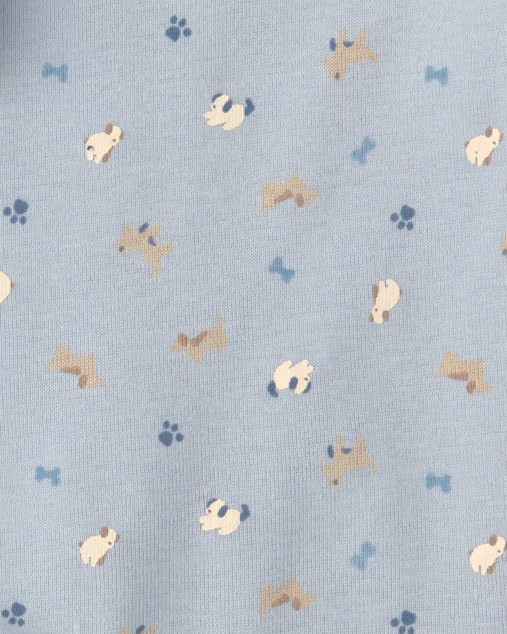 Baby Boy 2-Pack Dog Short-Sleeve Rompers - Blue