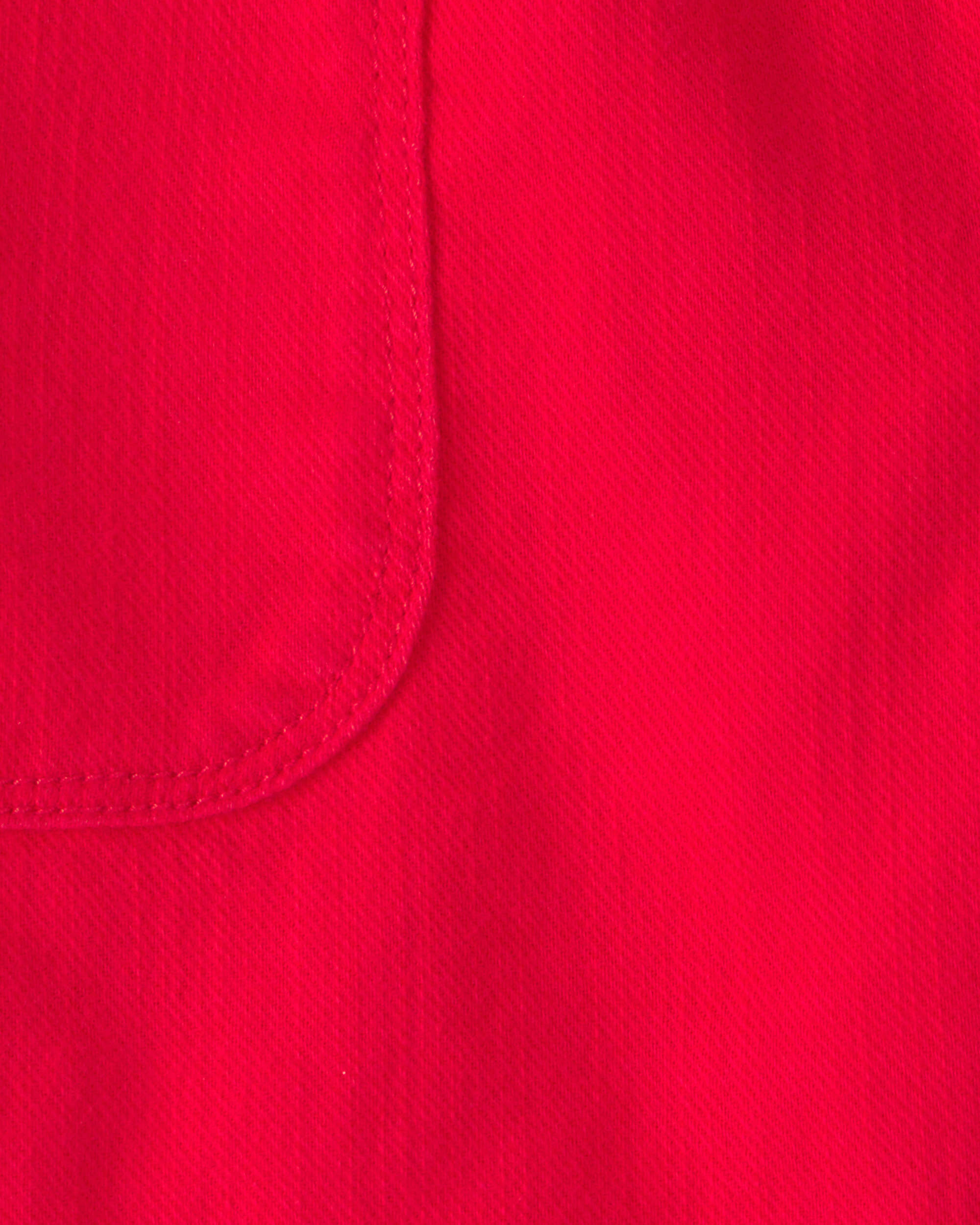 Boys Twill Shorts - Red