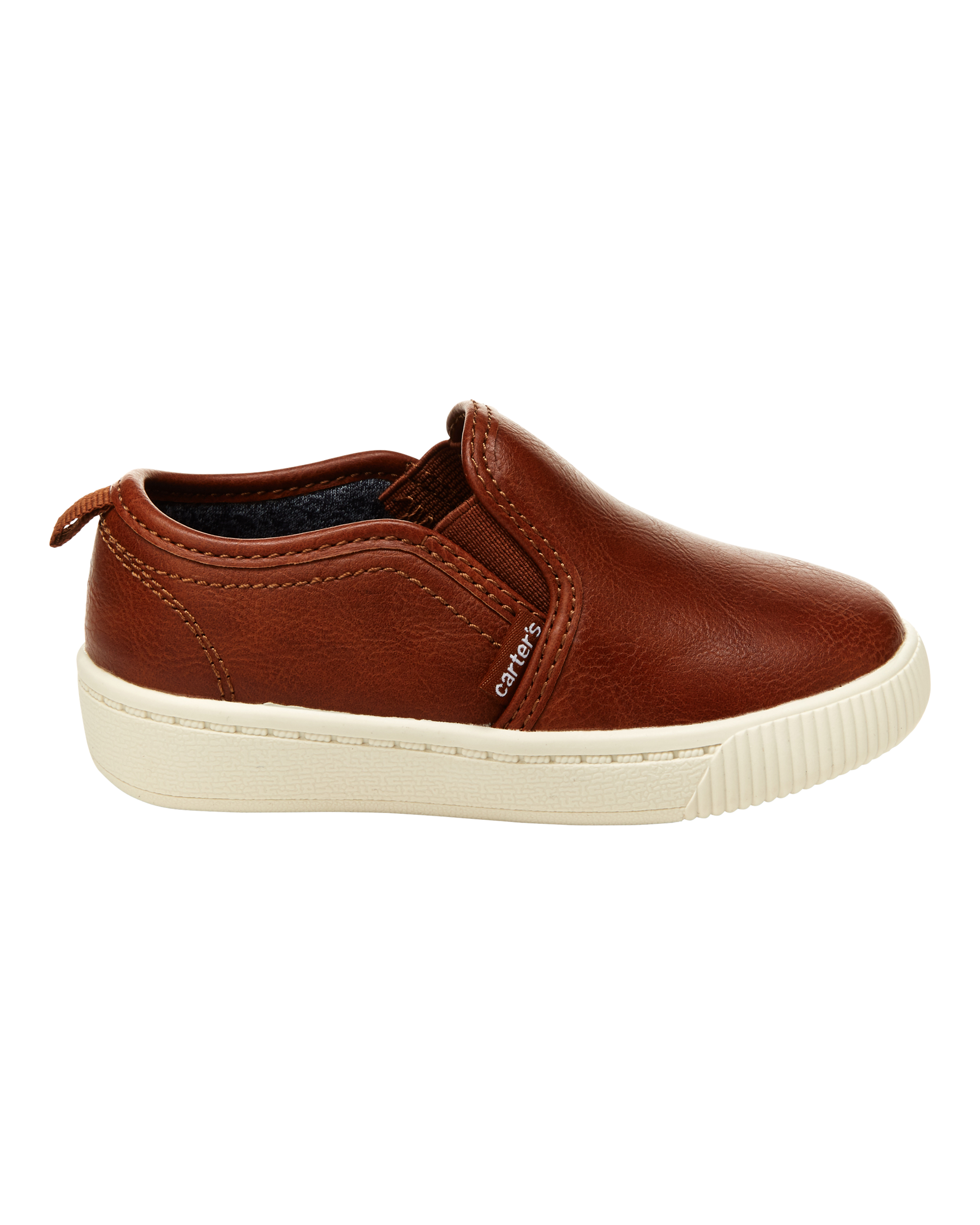 Toddler Faux Leather Casual Sneakers