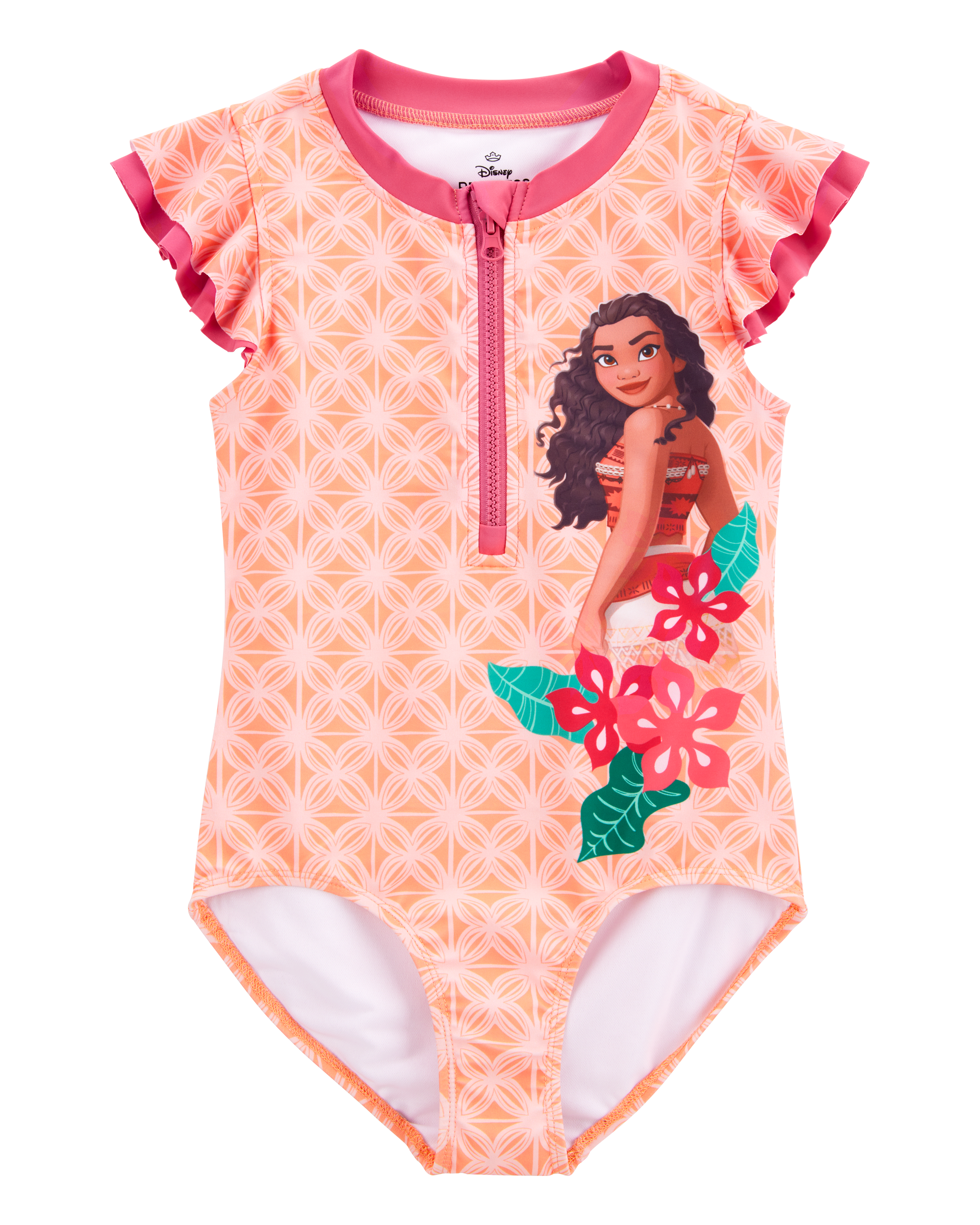 Kid Disney© Moana 1-Piece Swimsuit - Orange