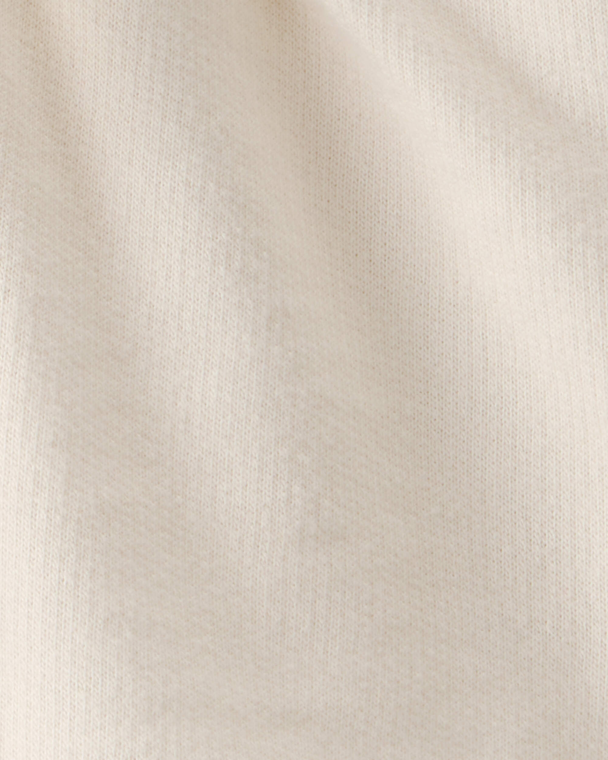 Baby Girl French Terry Shorts - Cream